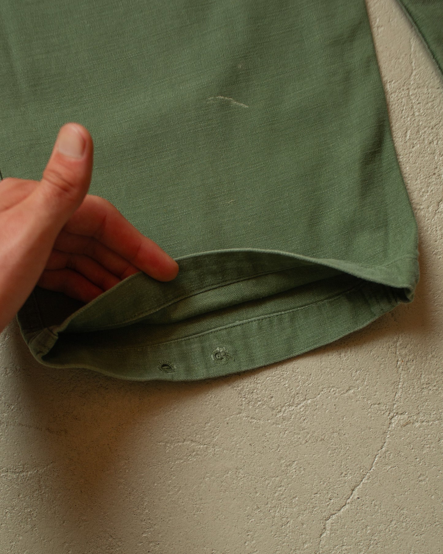 1960/70s US Military OG-107 Baker Pants green - W32 L29