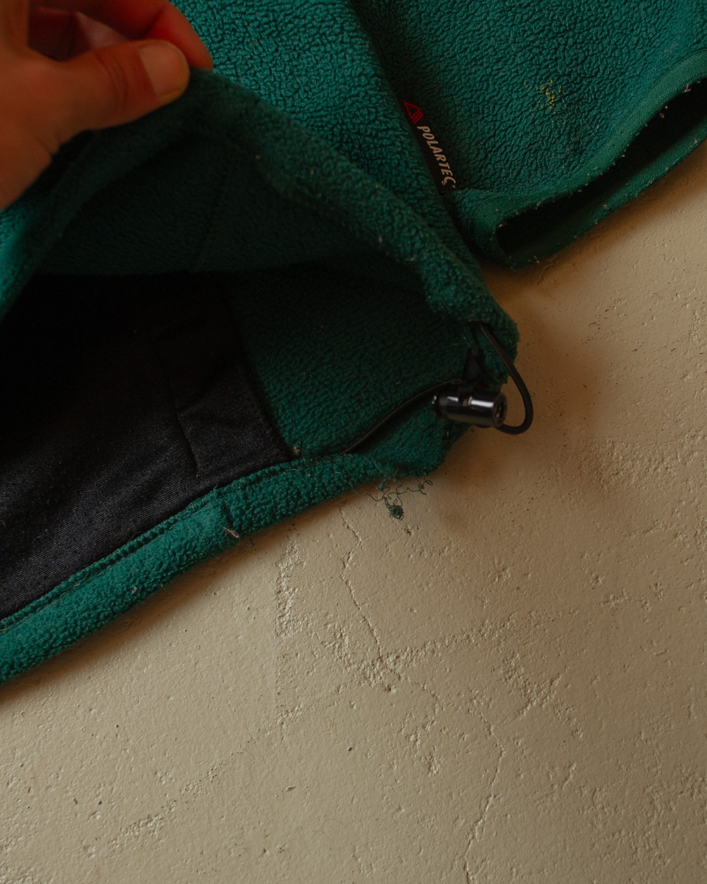 1990s The North Face Euro Exclusive Fleece Jacket green - L/XL