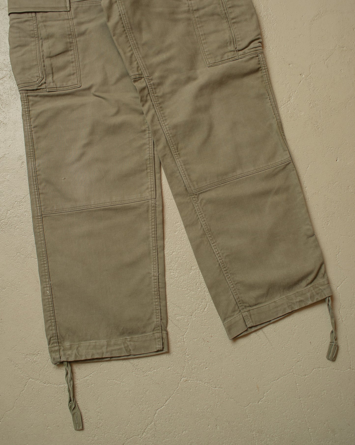 1960s German Bundeswehr Moleskin Field Pants khaki - W28,5 L29,5