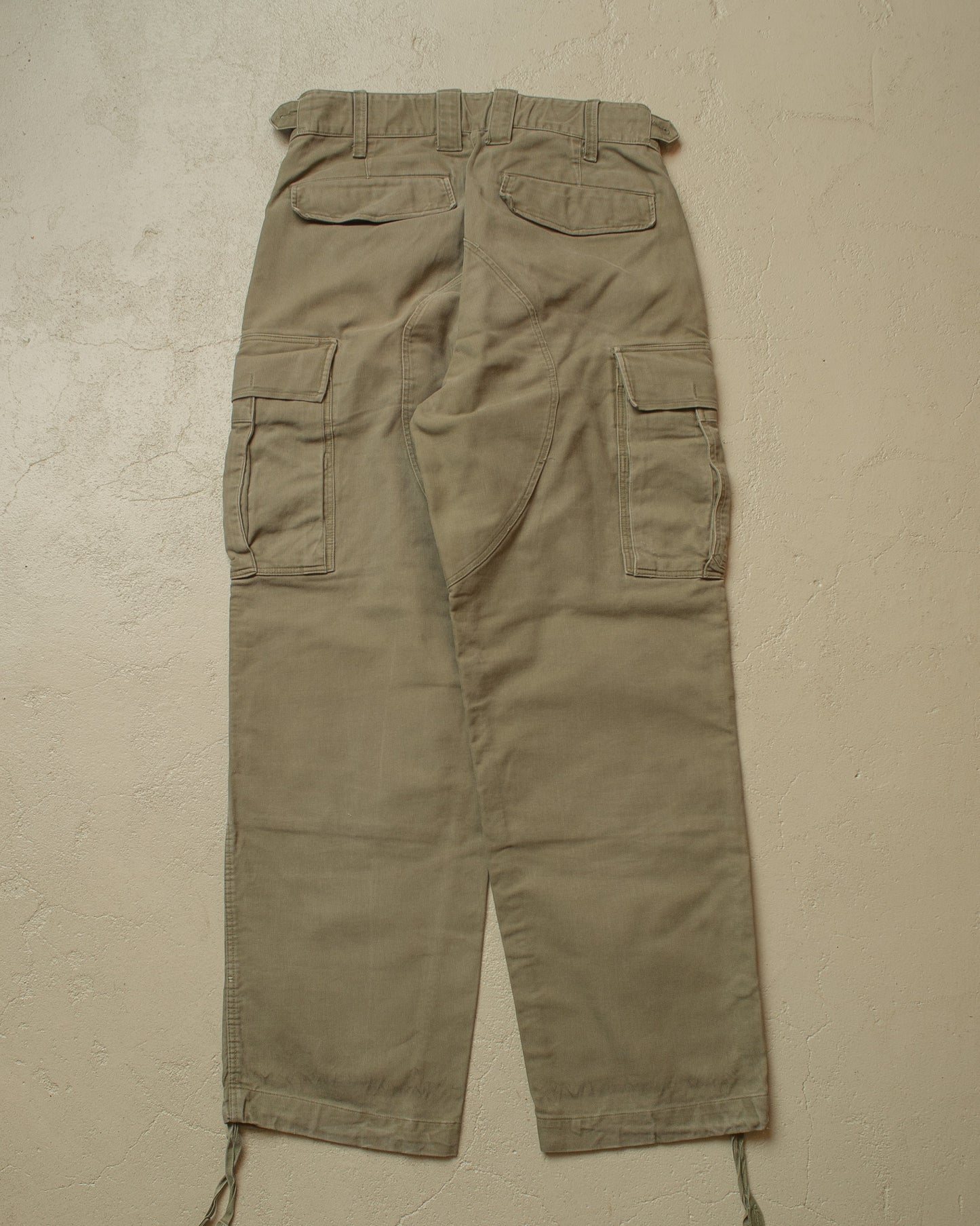 1960s German Bundeswehr Moleskin Field Pants khaki - W28,5 L29,5