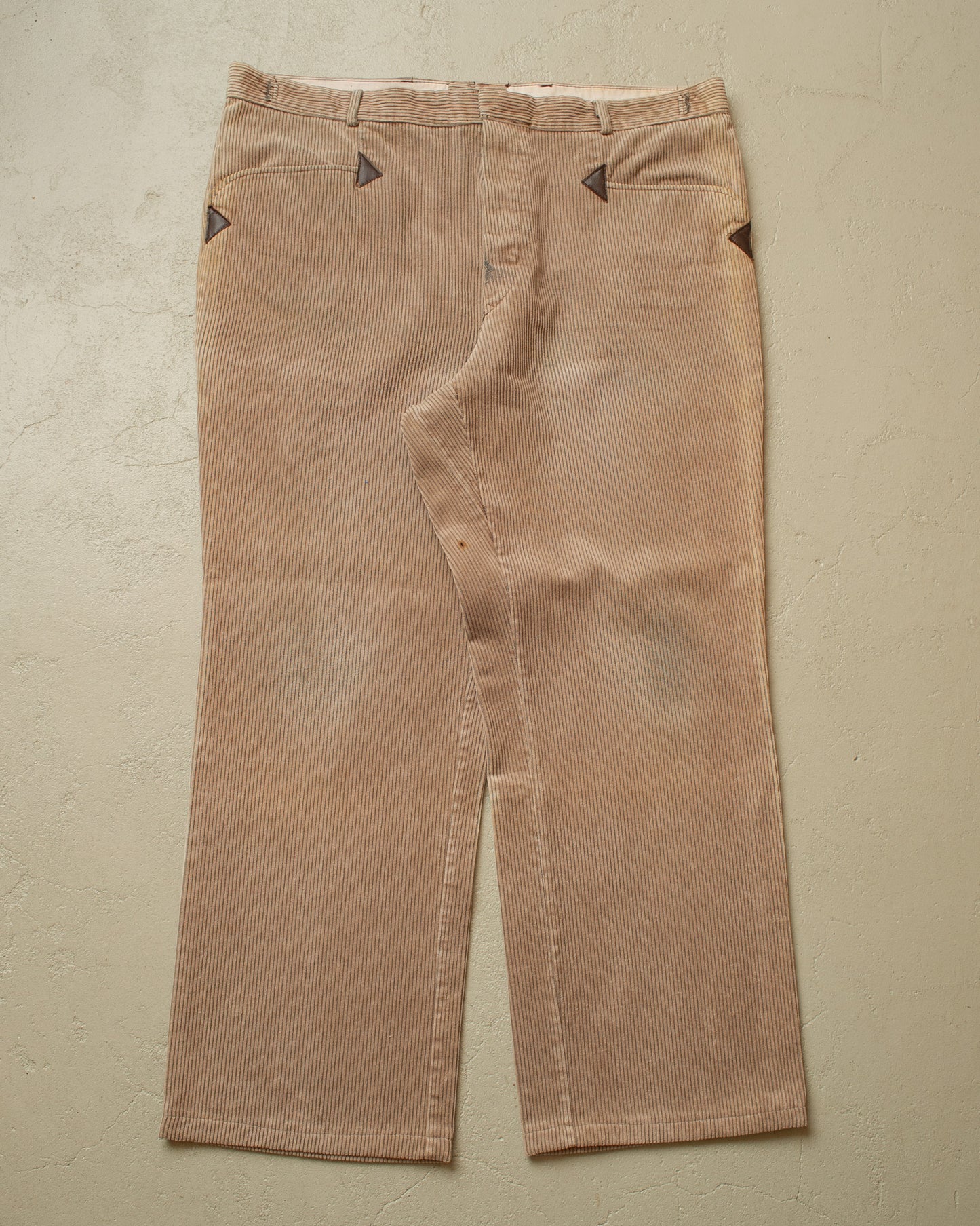 1970s German Corduroy "Zimmermann" Work Pants beige - W40 L29