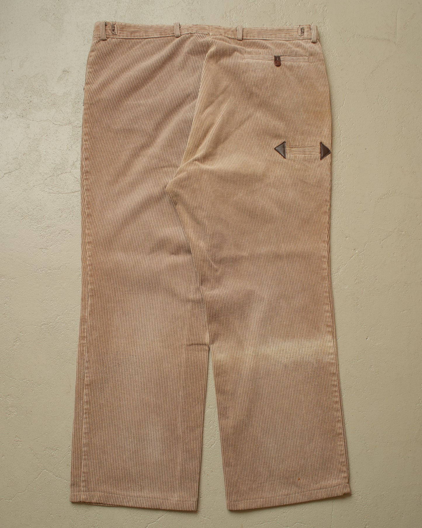 1970s German Corduroy "Zimmermann" Work Pants beige - W40 L29