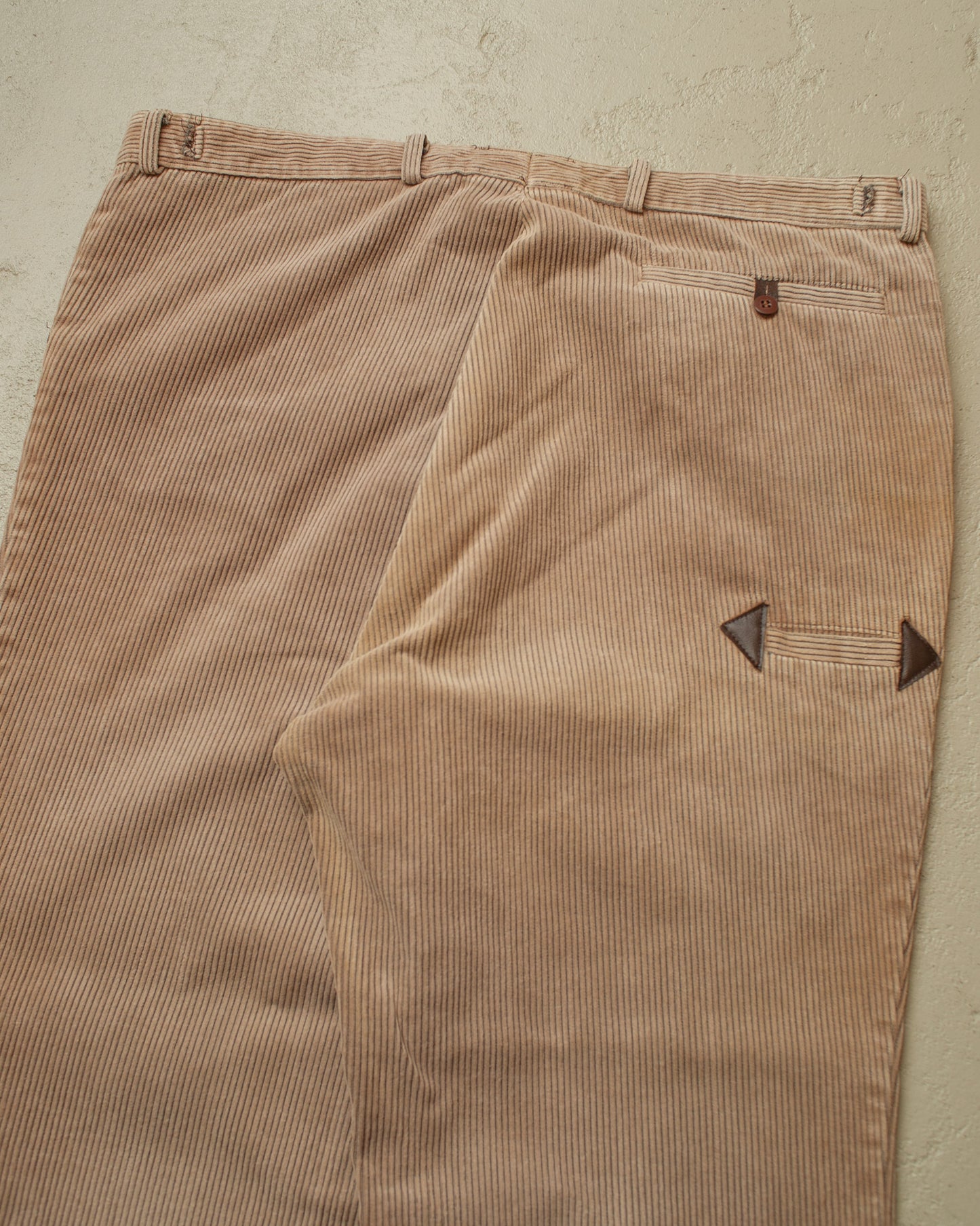 1970s German Corduroy "Zimmermann" Work Pants beige - W40 L29