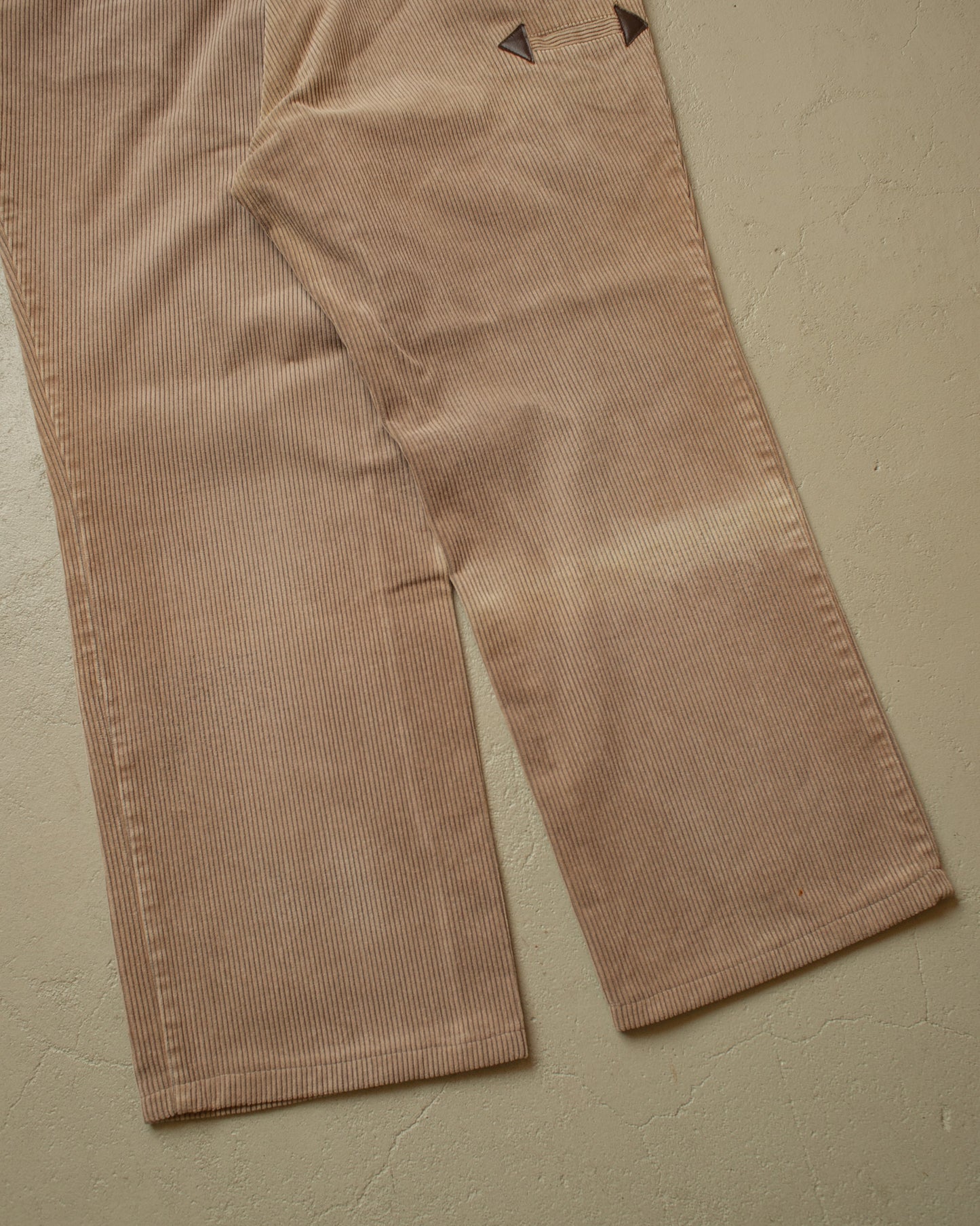 1970s German Corduroy "Zimmermann" Work Pants beige - W40 L29