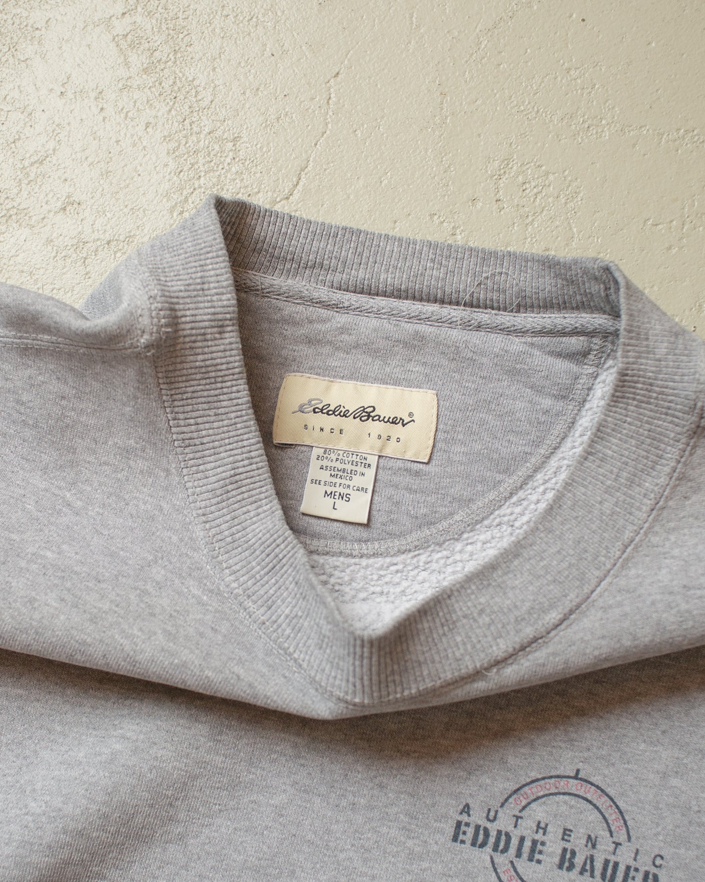 1990s Eddie Bauer Boxy Sweatshirt grey - XL/XXL