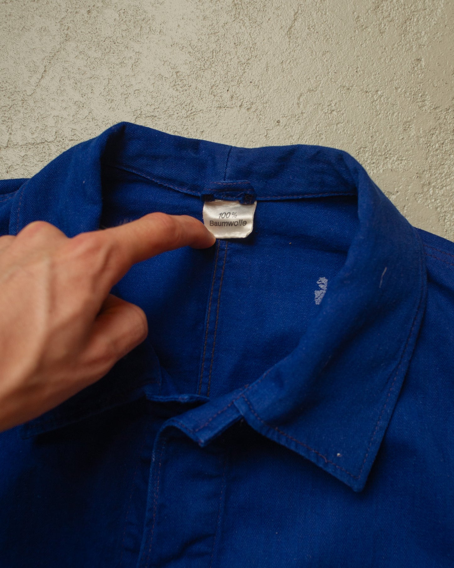 1970s/80s German Work Jacket blue - XL