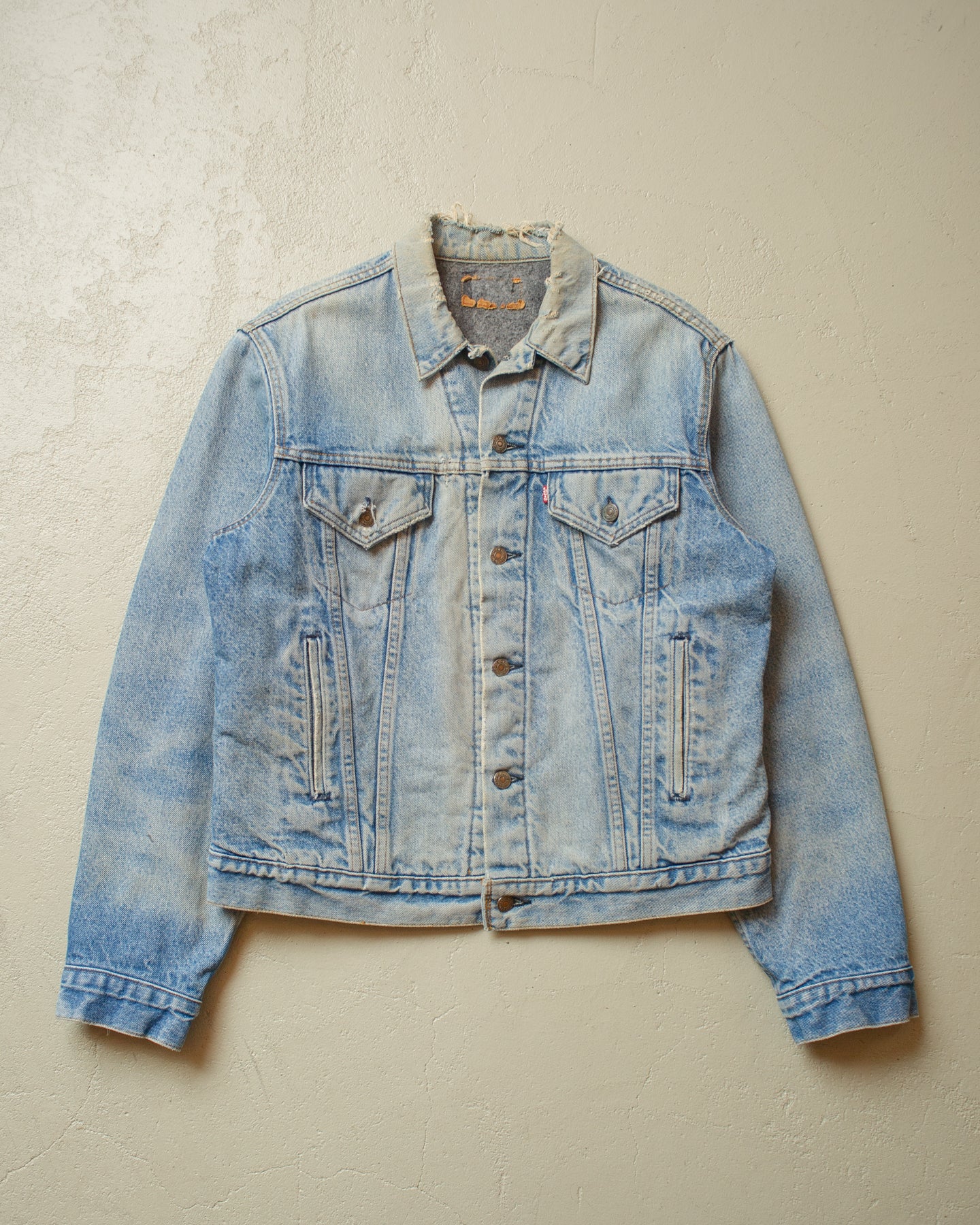 1980s Levi´s blanket lined Type 3 Denim Jacket - L/XL