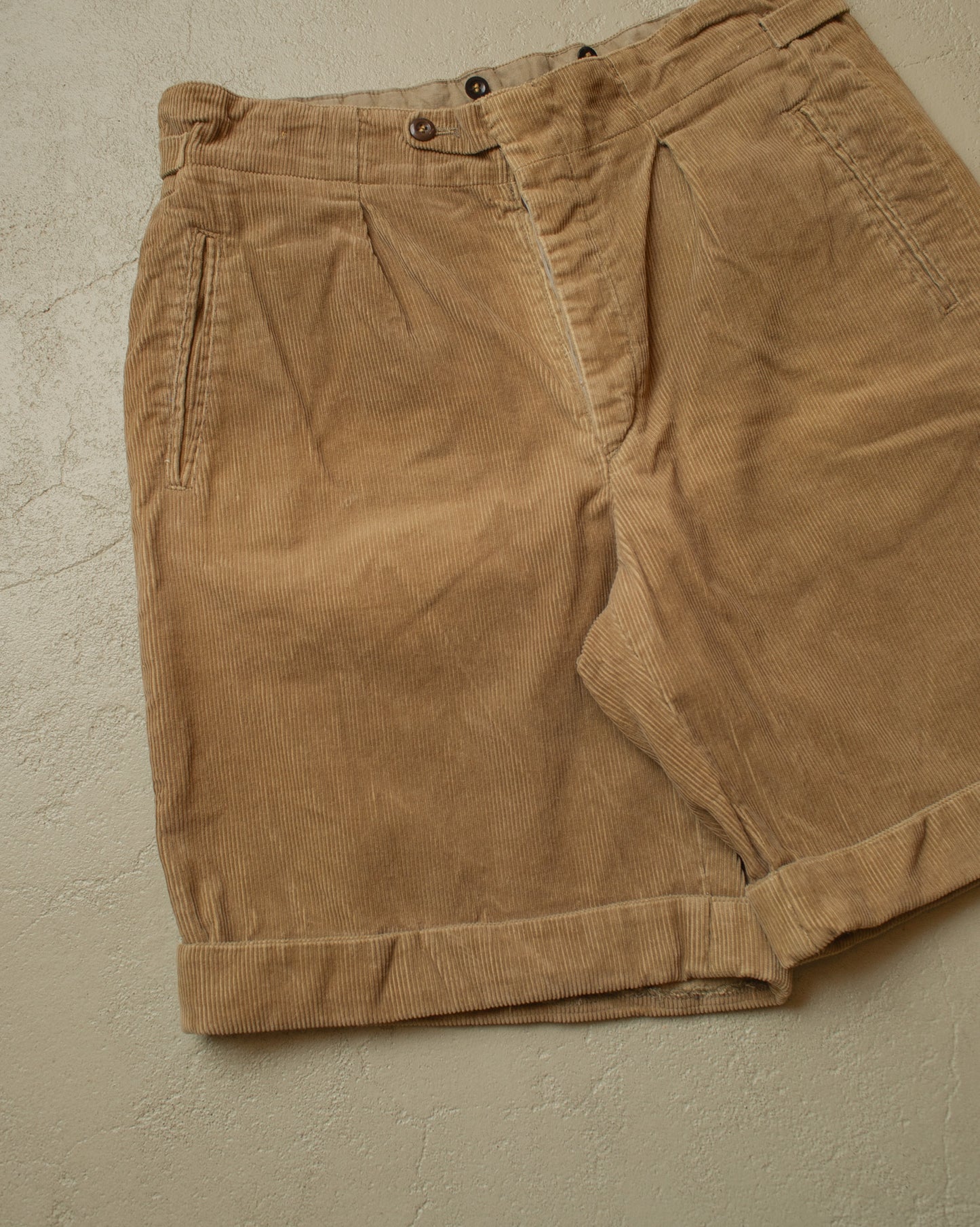 1930s/40s Reproduction Corduroy Shorts brown - W32,5