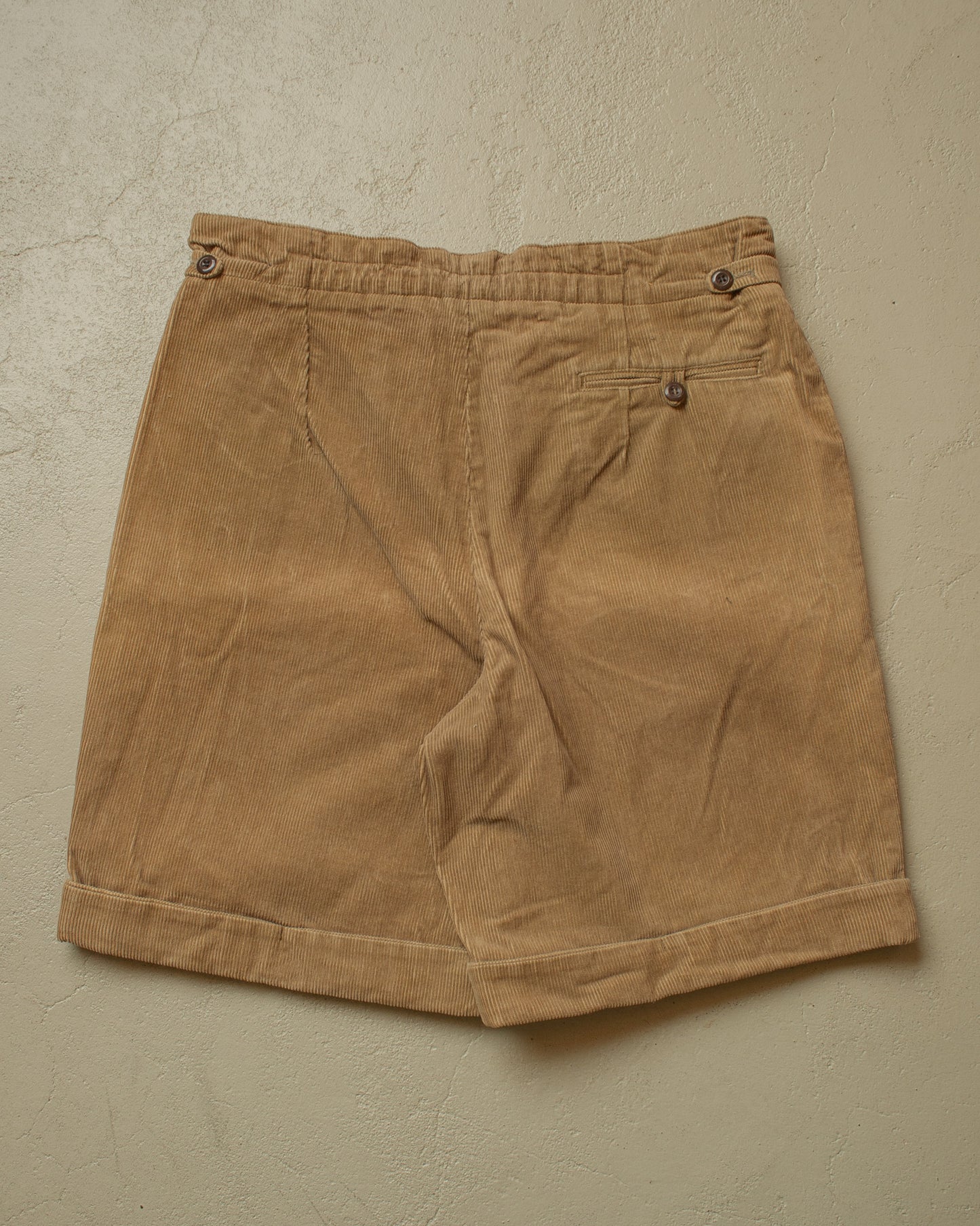 1930s/40s Reproduction Corduroy Shorts brown - W32,5