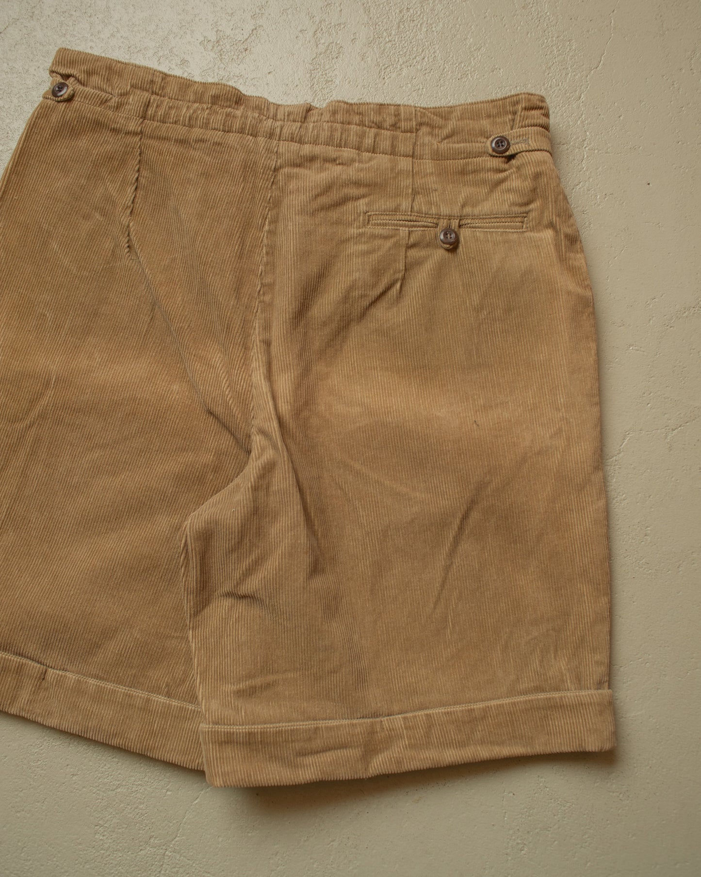 1930s/40s Reproduction Corduroy Shorts brown - W32,5