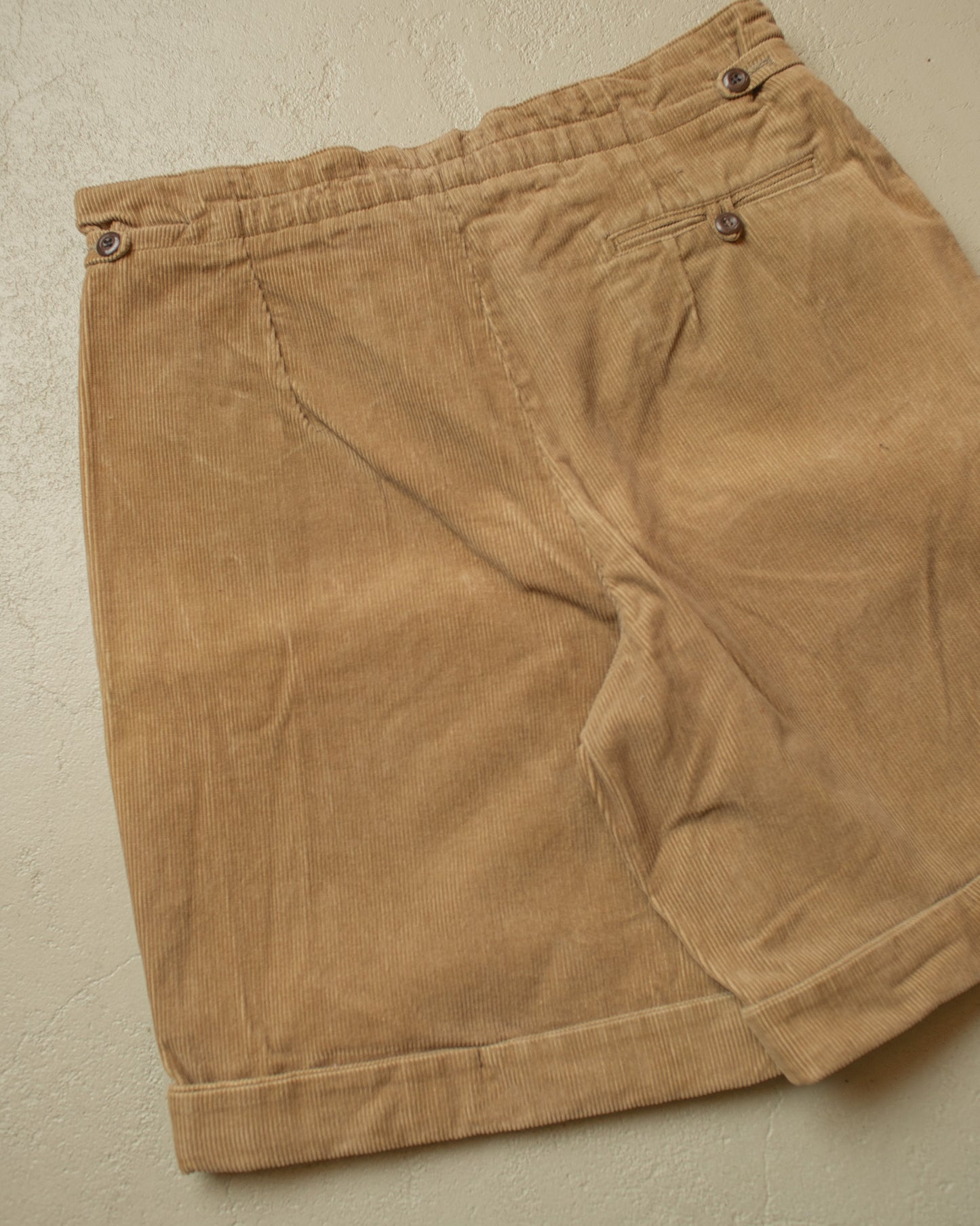 1930s/40s Reproduction Corduroy Shorts brown - W32,5