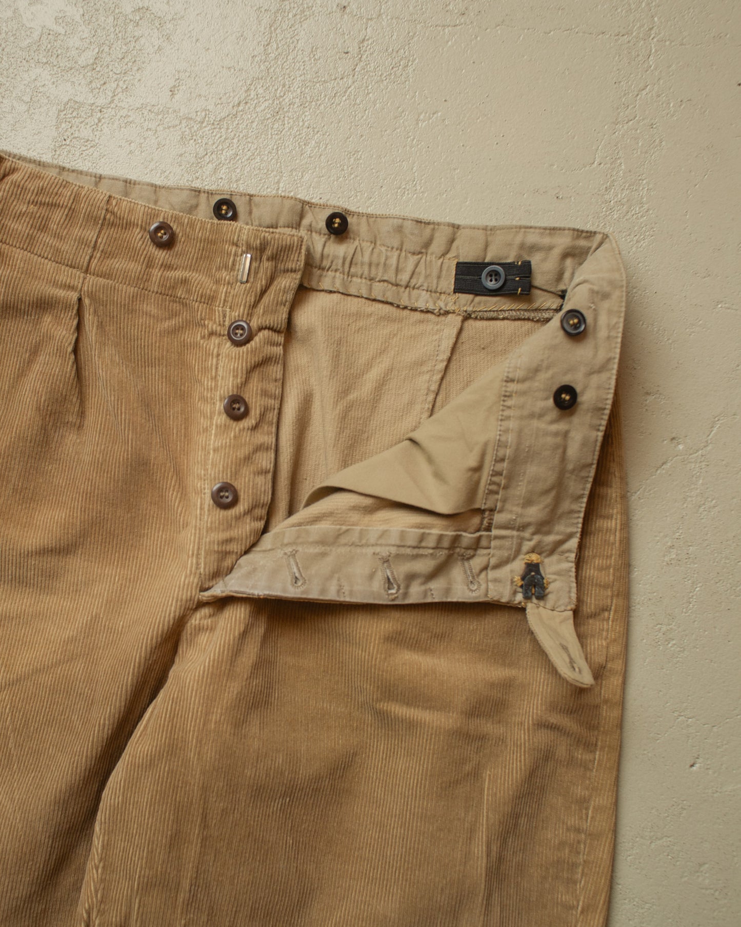 1930s/40s Reproduction Corduroy Shorts brown - W32,5