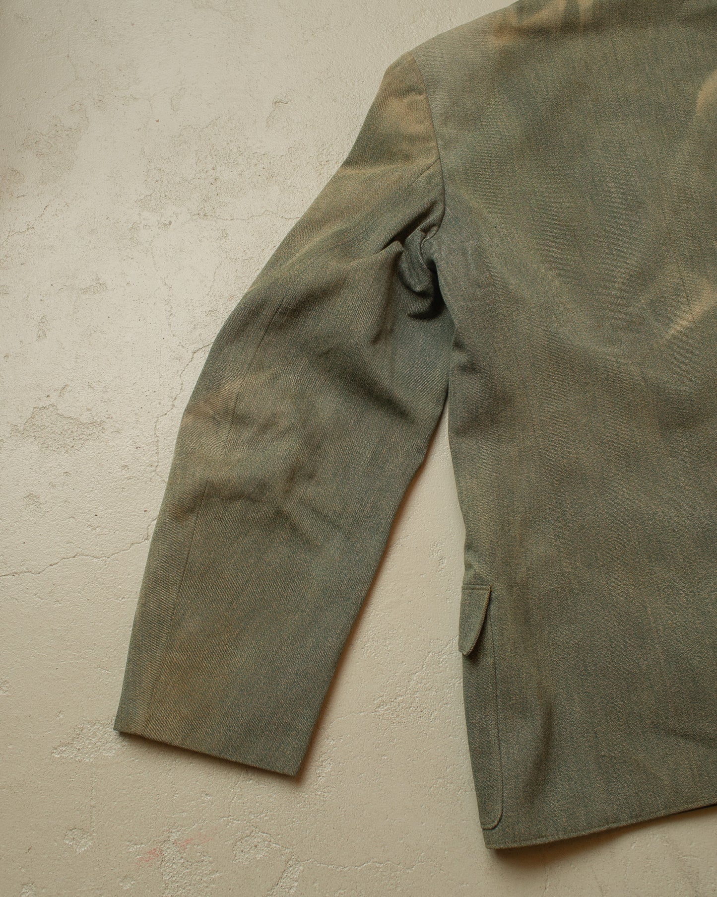 1950s/60s Sunfaded German Shooting Club Jacket green - M/L