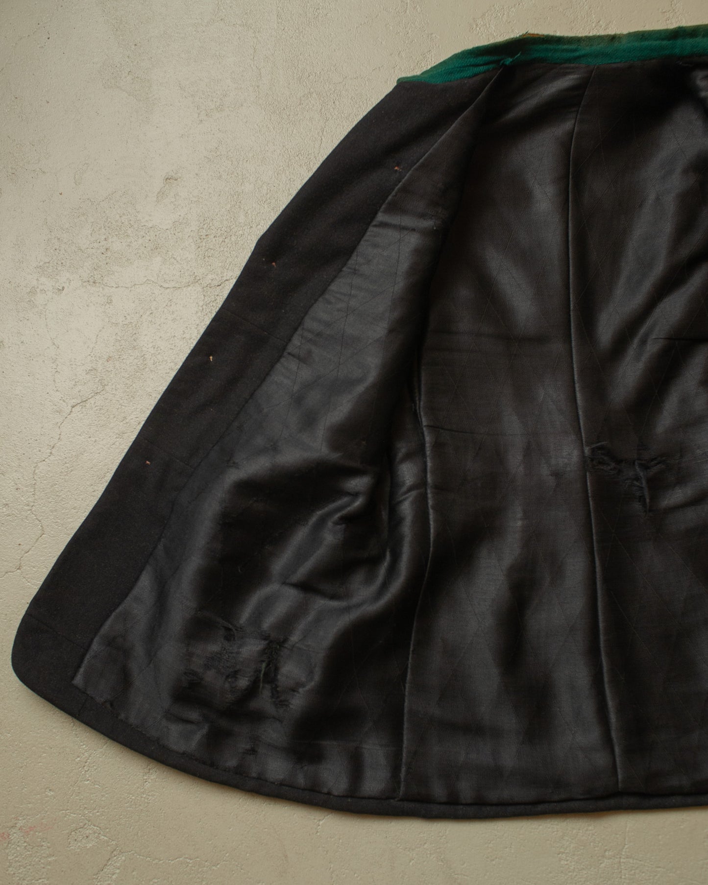 1940s German Traditional "Janker" Wool Jacket black - M