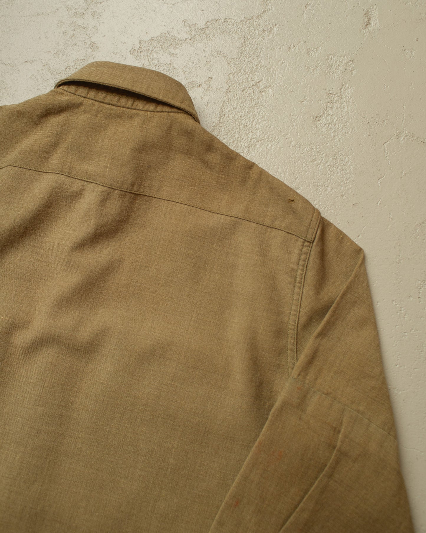 1940s US Army M37 Wool Field Shirt khaki - M