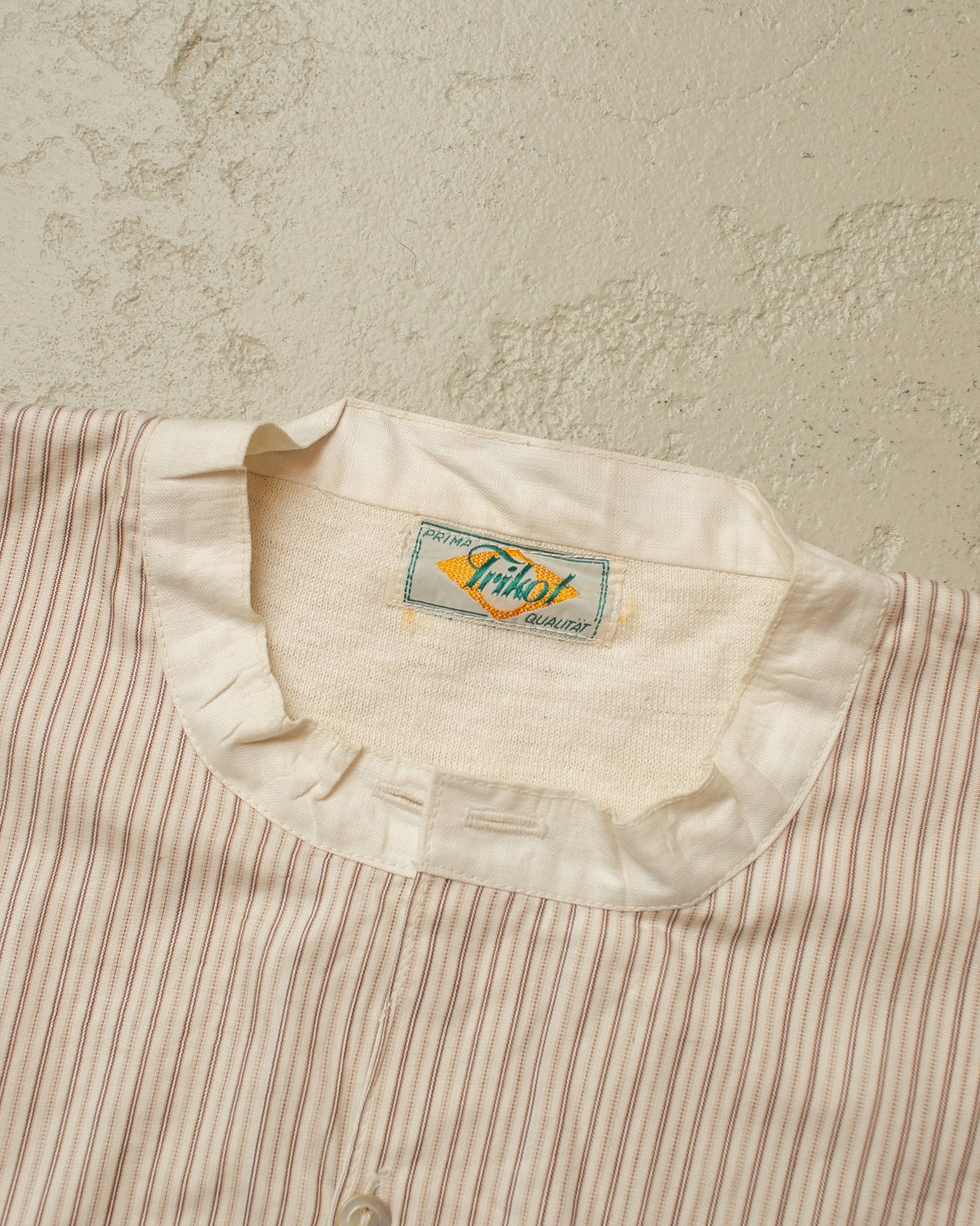 1920s/30s German Jersey Shirt creme - S/M