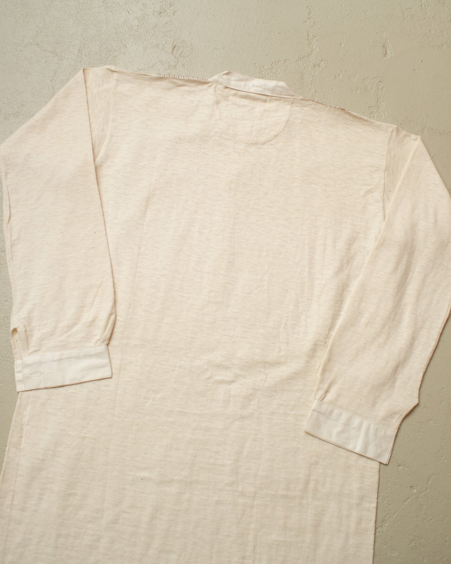 1920s/30s German Jersey Shirt creme - S/M