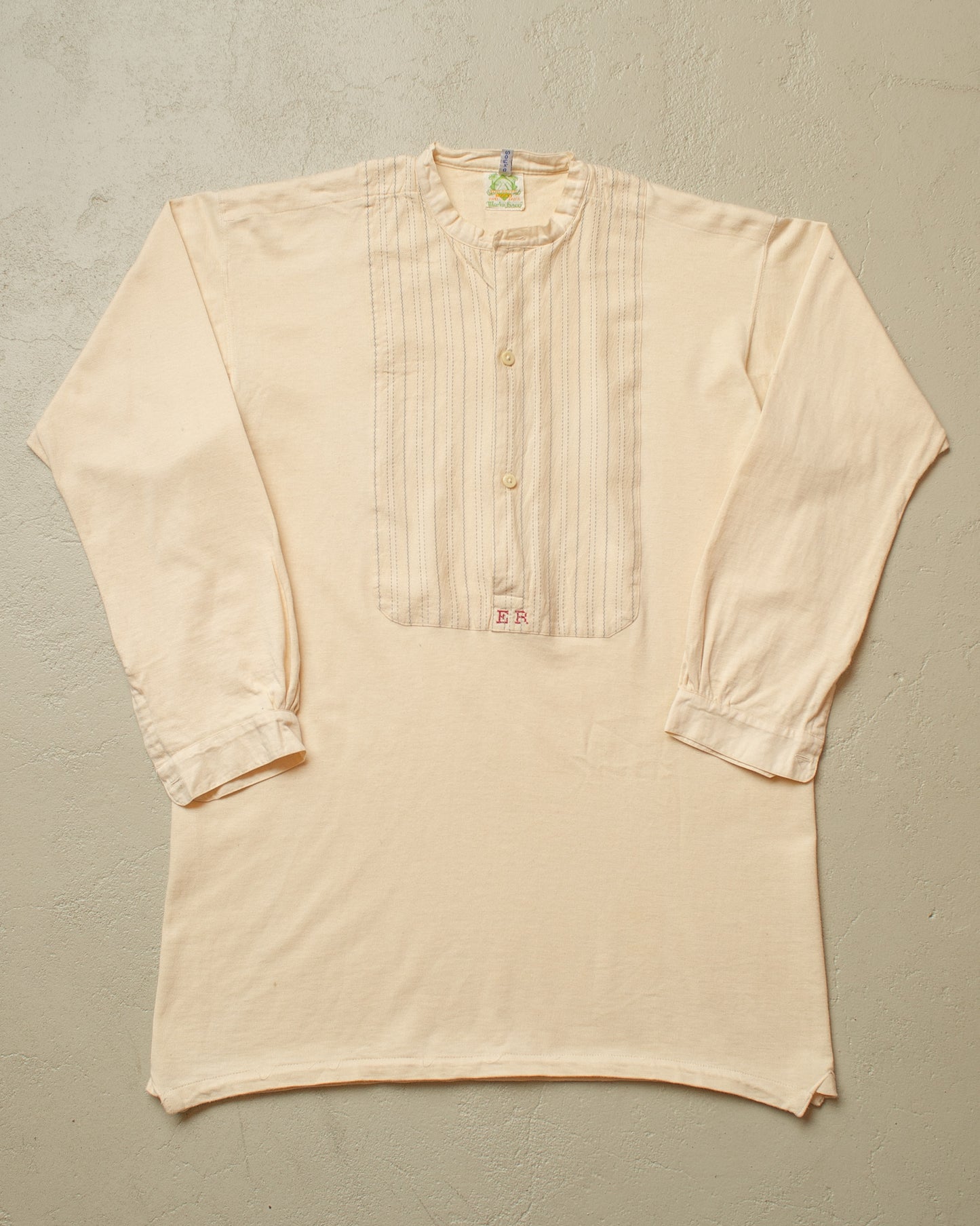 1930s German "Esco" Jersey Shirt creme - M/L