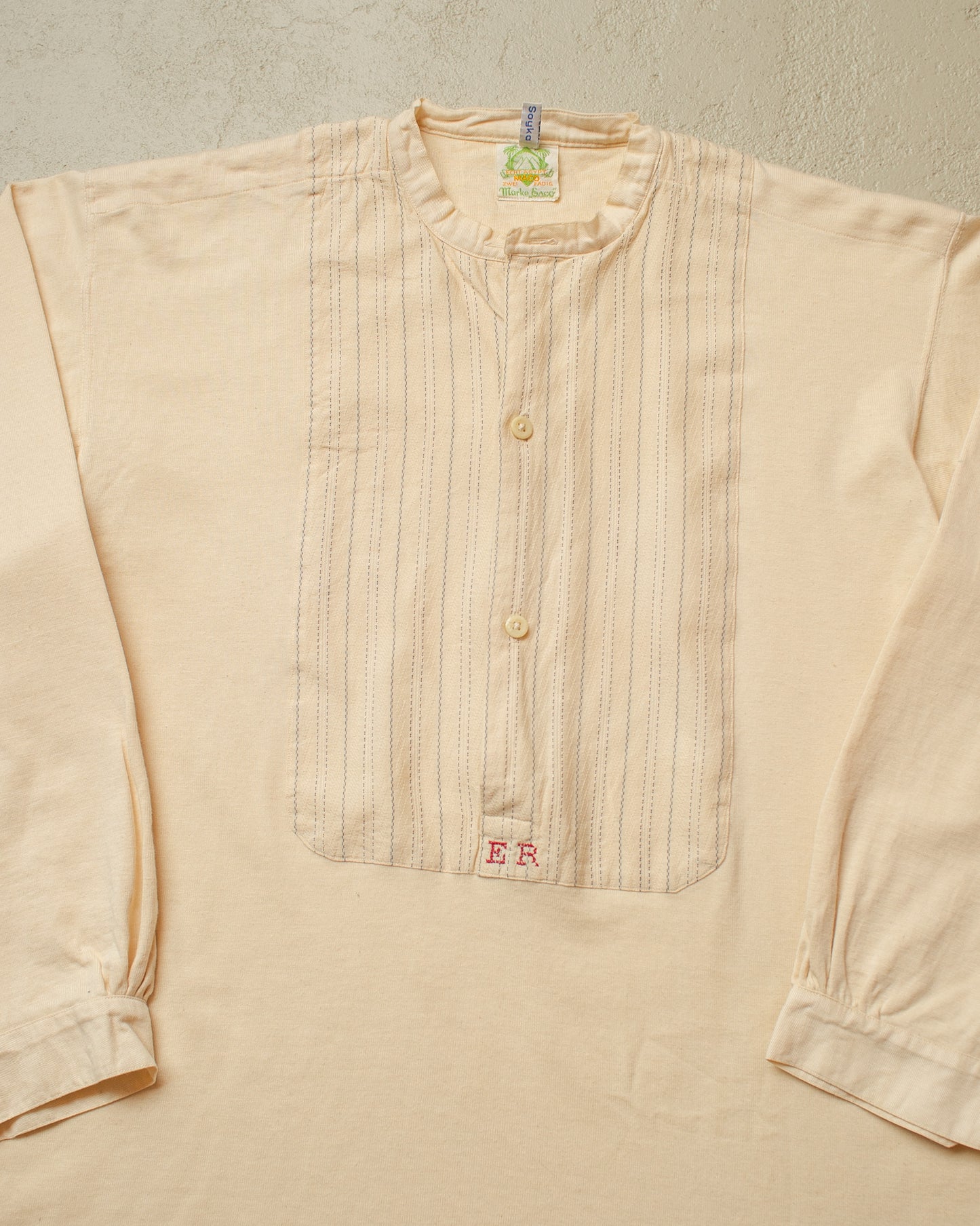 1930s German "Esco" Jersey Shirt creme - M/L