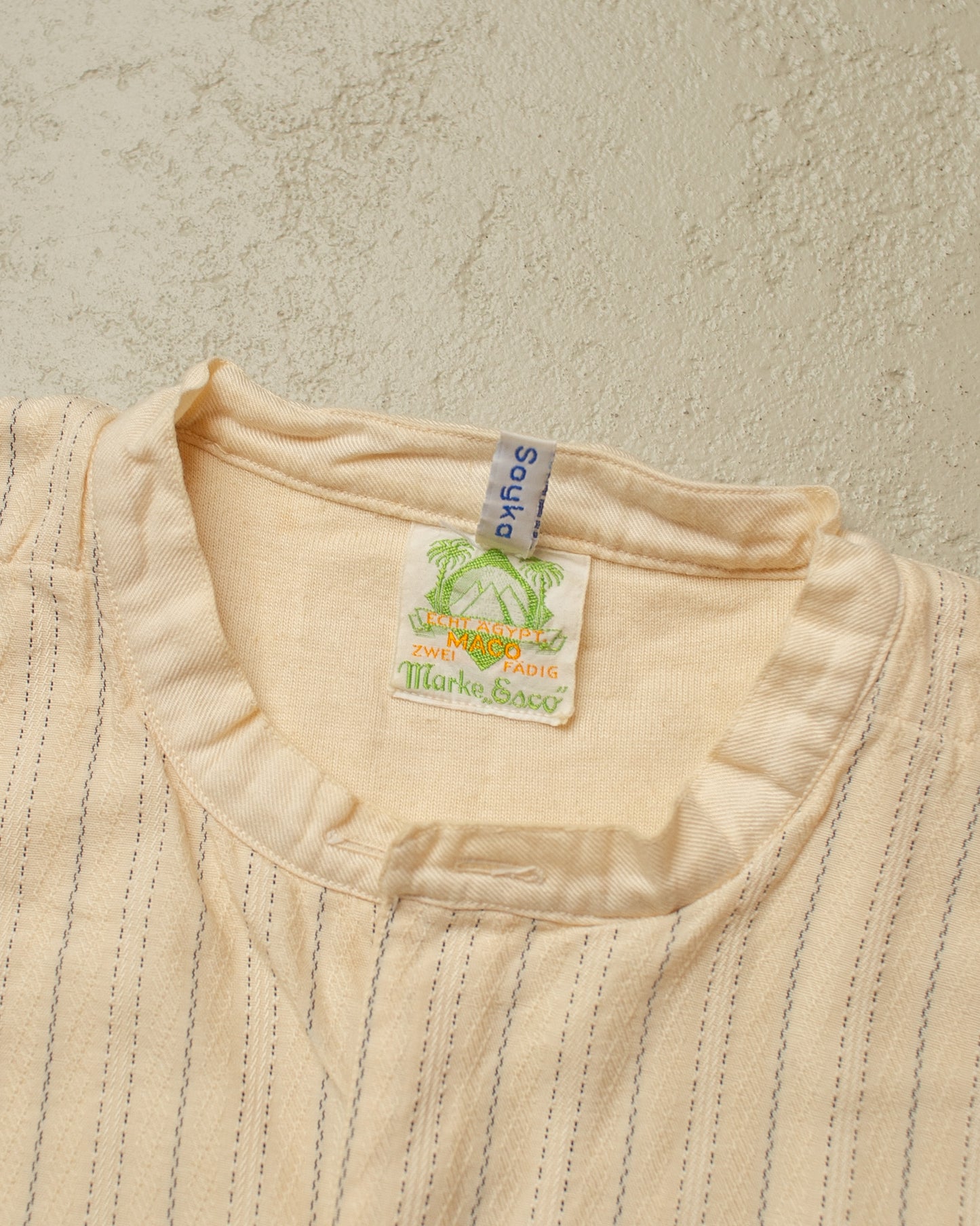 1930s German "Esco" Jersey Shirt creme - M/L