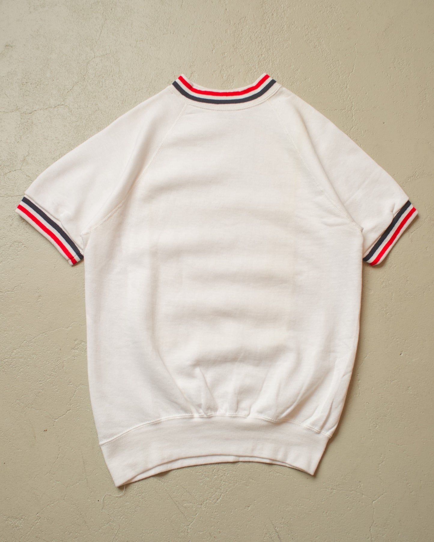 1950s/60s Deadstock B.V.D. Tournament Sweater Shirt white - M