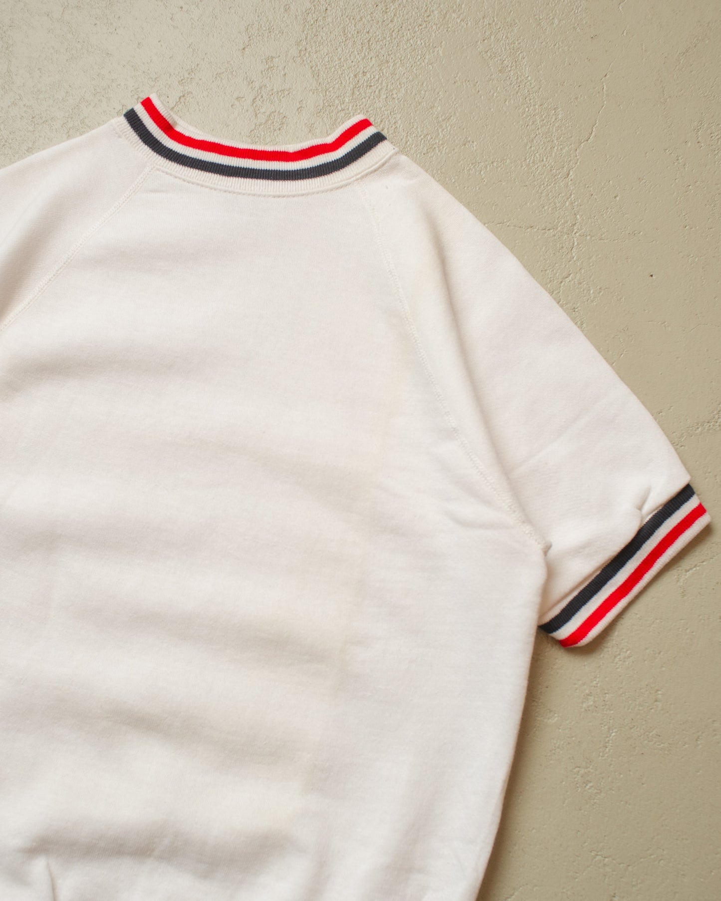 1950s/60s Deadstock B.V.D. Tournament Sweater Shirt white - M