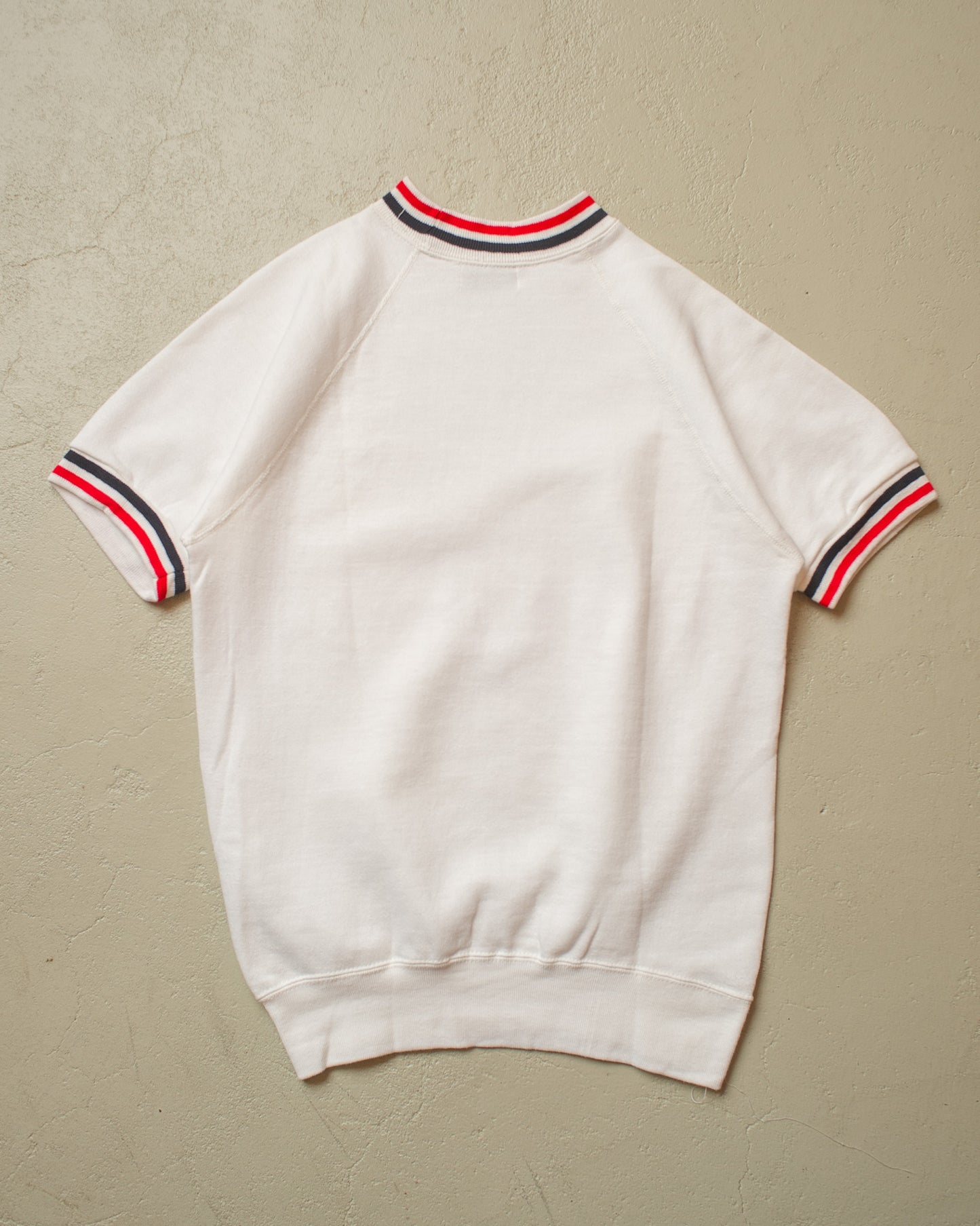 1950s/60s Deadstock B.V.D. Tournament Sweater Shirt white - M