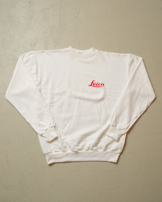 1980s Deadstock Leica Sweatshirt white - M/L & XL