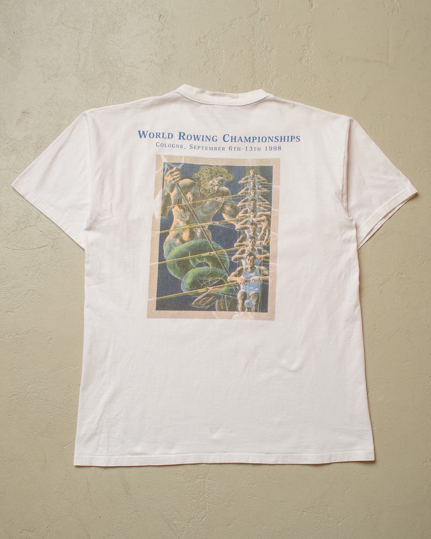 1998 World Rowing Championship T-shirt white - L
