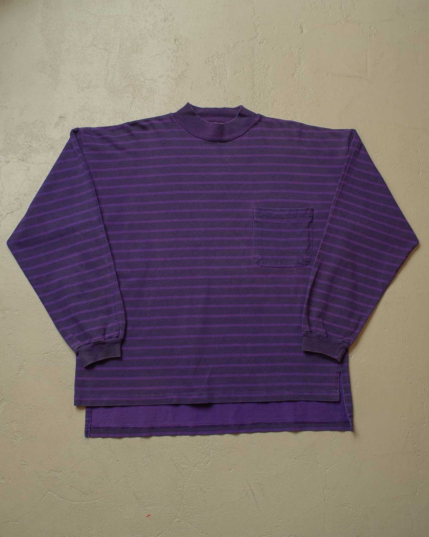 1990s Faded Gap striped Longsleeve purple - XL