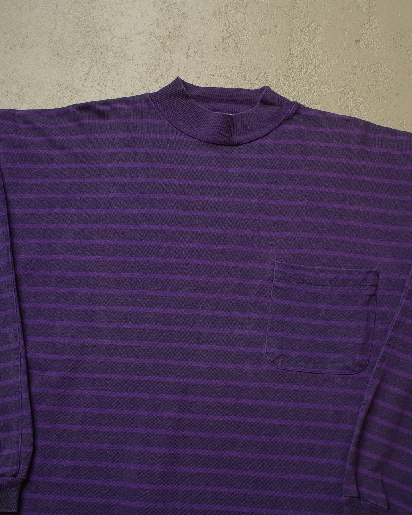 1990s Faded Gap striped Longsleeve purple - XL