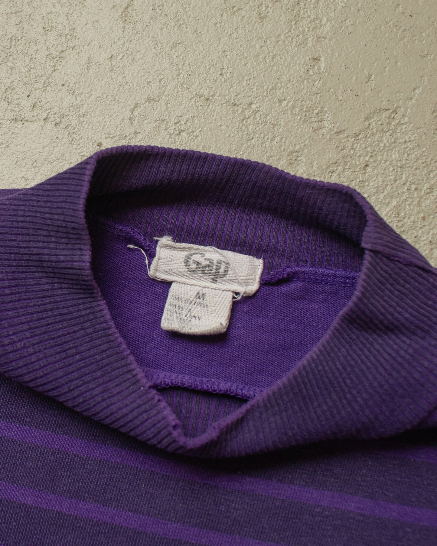 1990s Faded Gap striped Longsleeve purple - XL