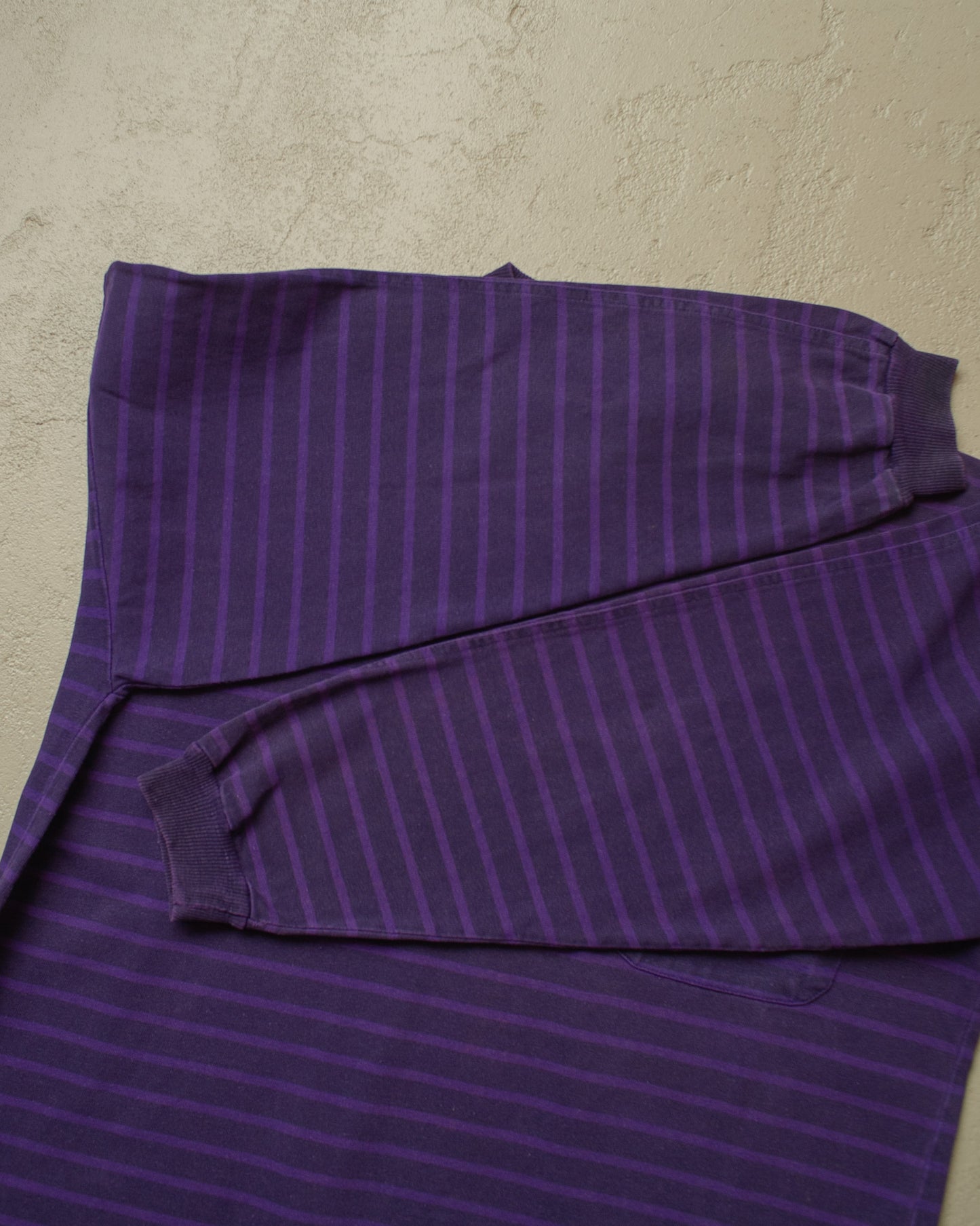 1990s Faded Gap striped Longsleeve purple - XL