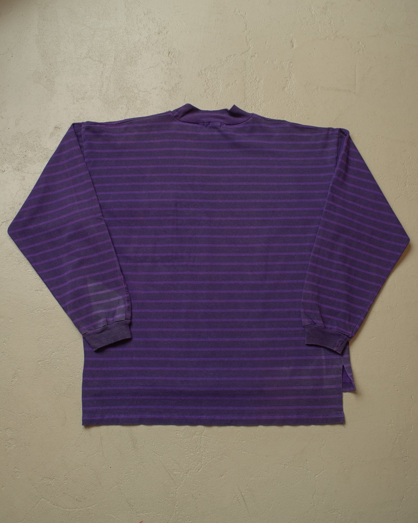 1990s Faded Gap striped Longsleeve purple - XL