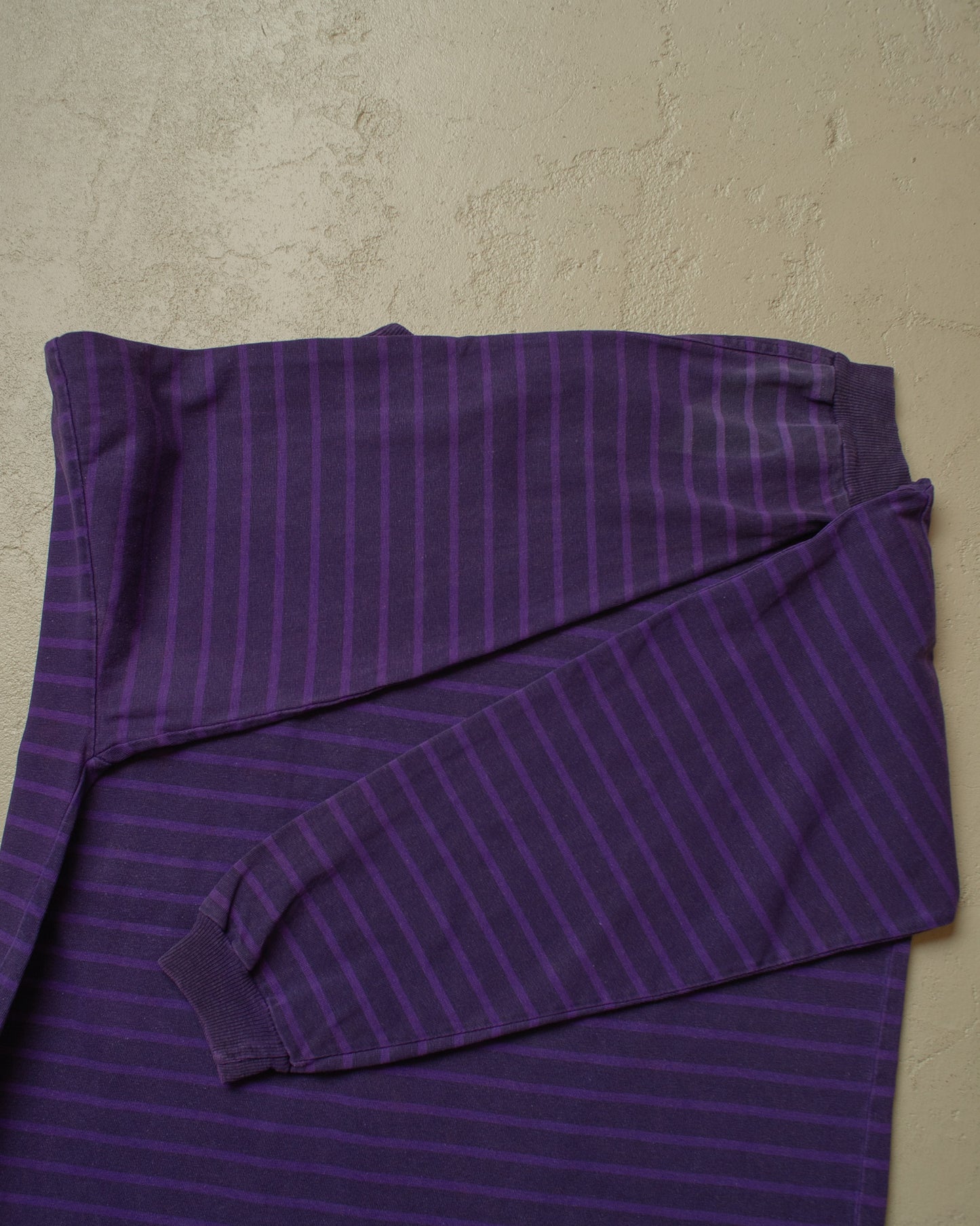 1990s Faded Gap striped Longsleeve purple - XL