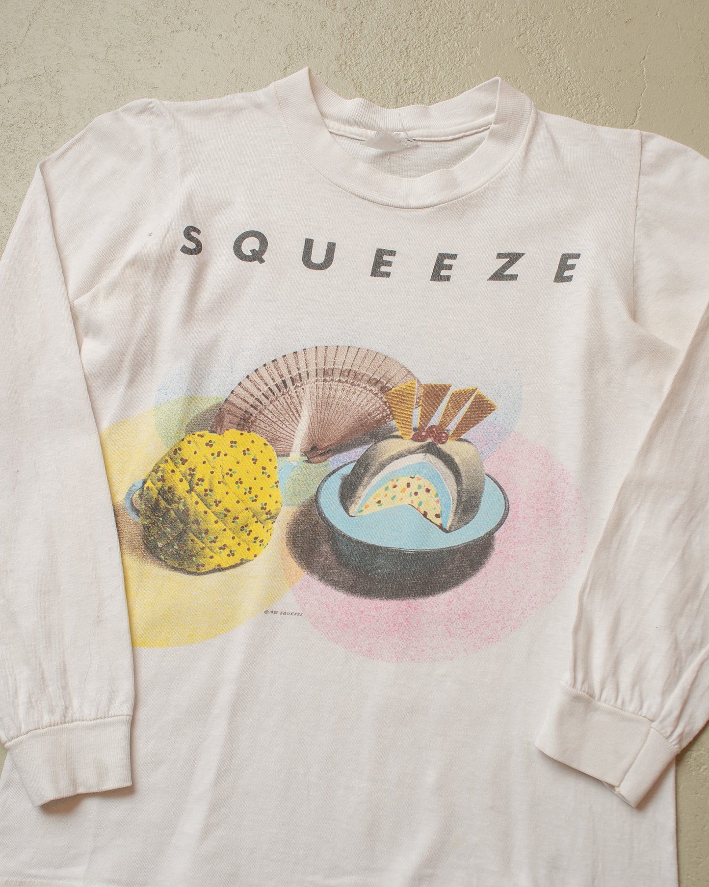 1985 Squeeze Tour Longsleeve T-shirt white - XS