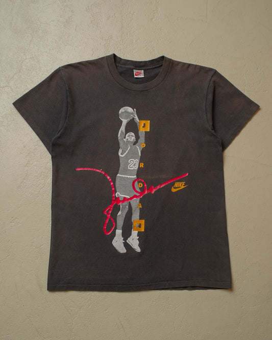 1990s Faded Nike Michael Jordan T-shirt black - L/XL