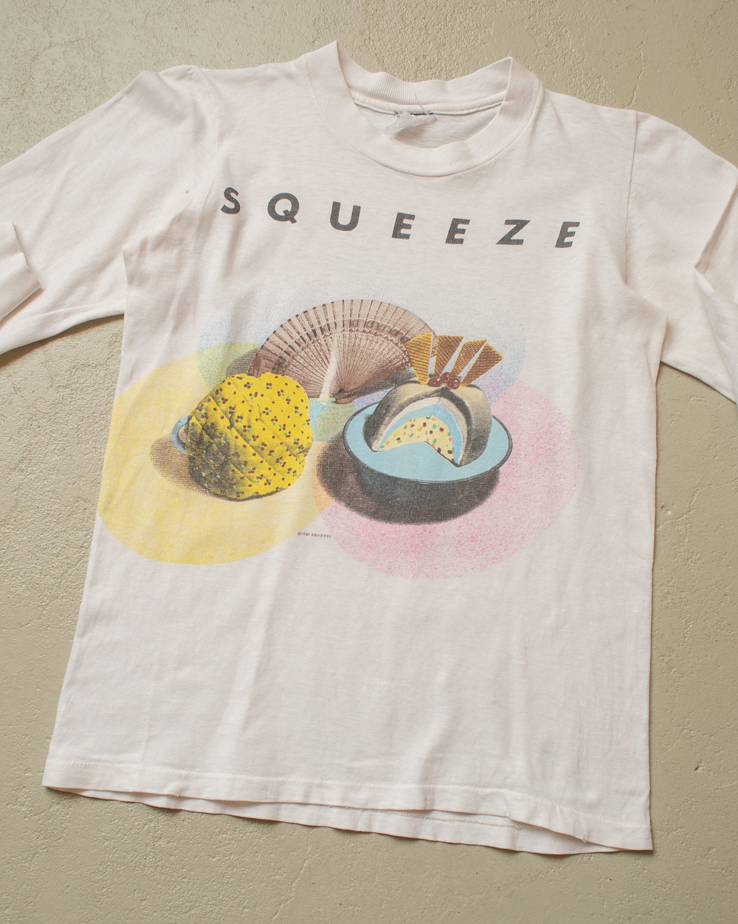 1985 Squeeze Tour Longsleeve T-shirt white - XS