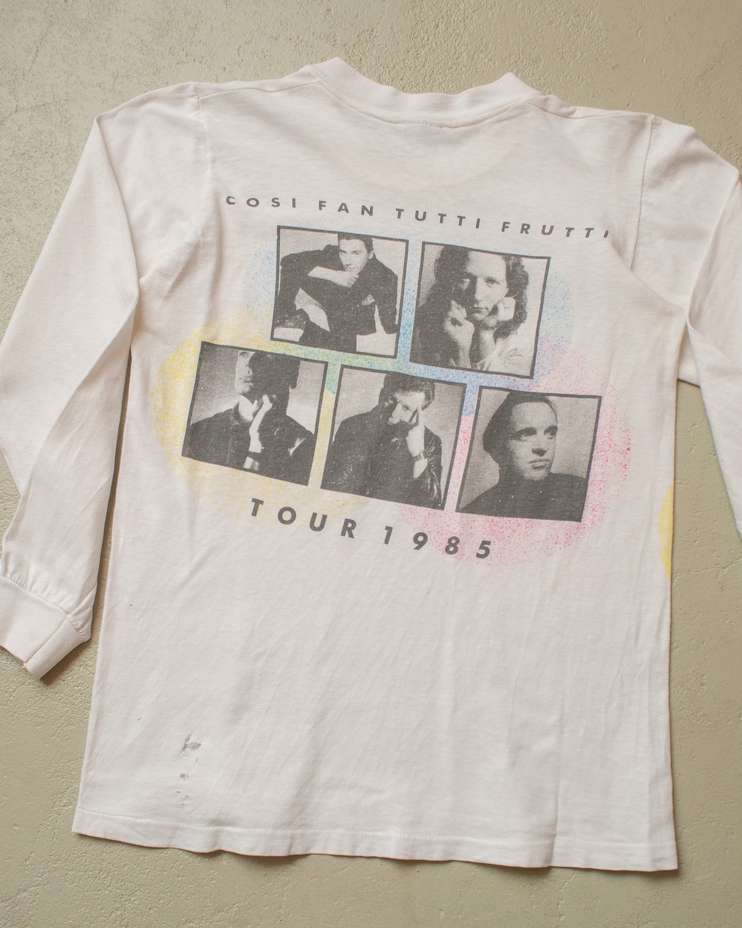 1985 Squeeze Tour Longsleeve T-shirt white - XS