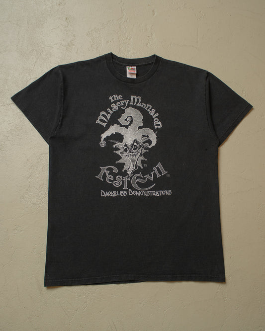 1990s Mystery Mansion Festival T-shirt black - XL/XXL