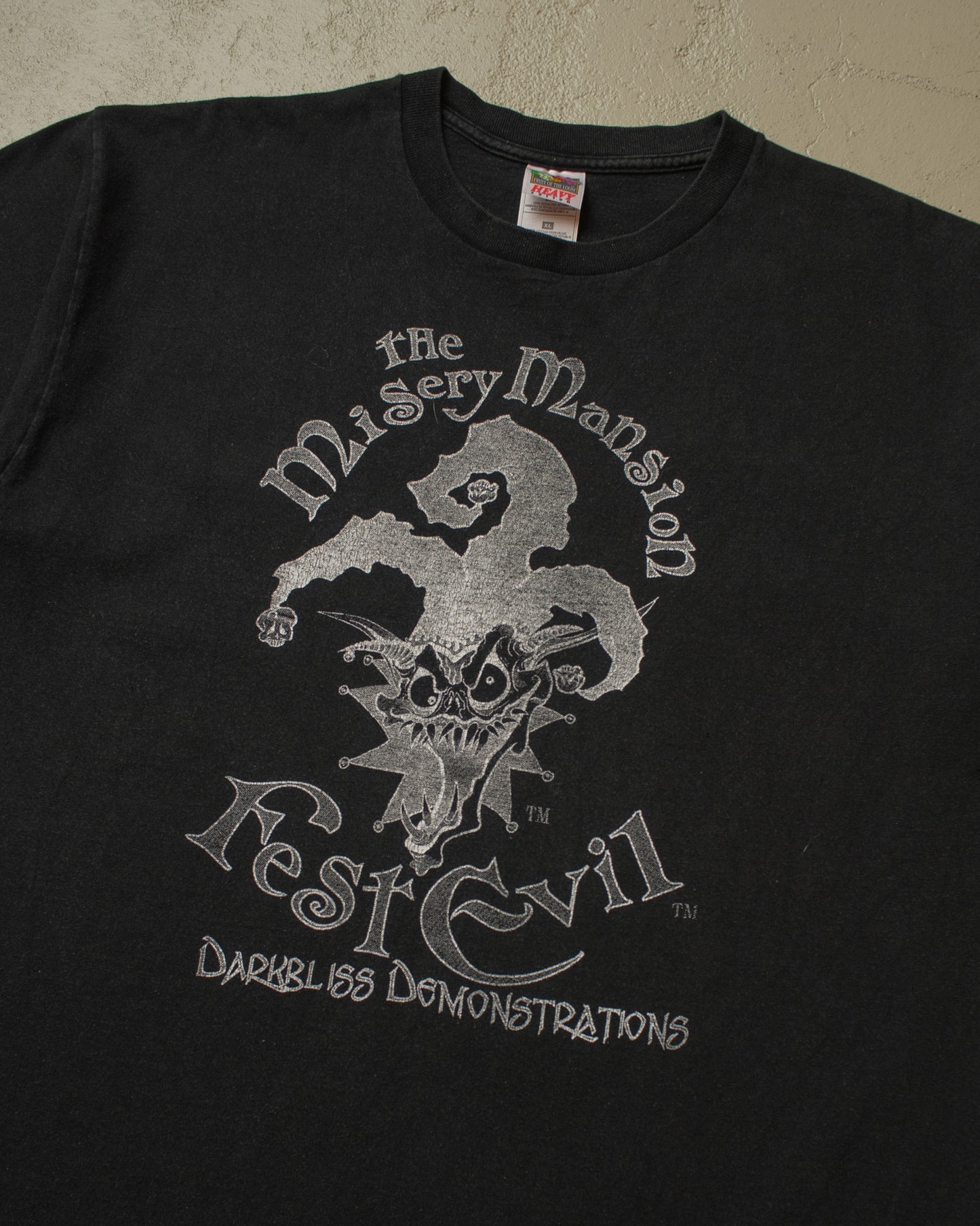 1990s Mystery Mansion Festival T-shirt black - XL/XXL
