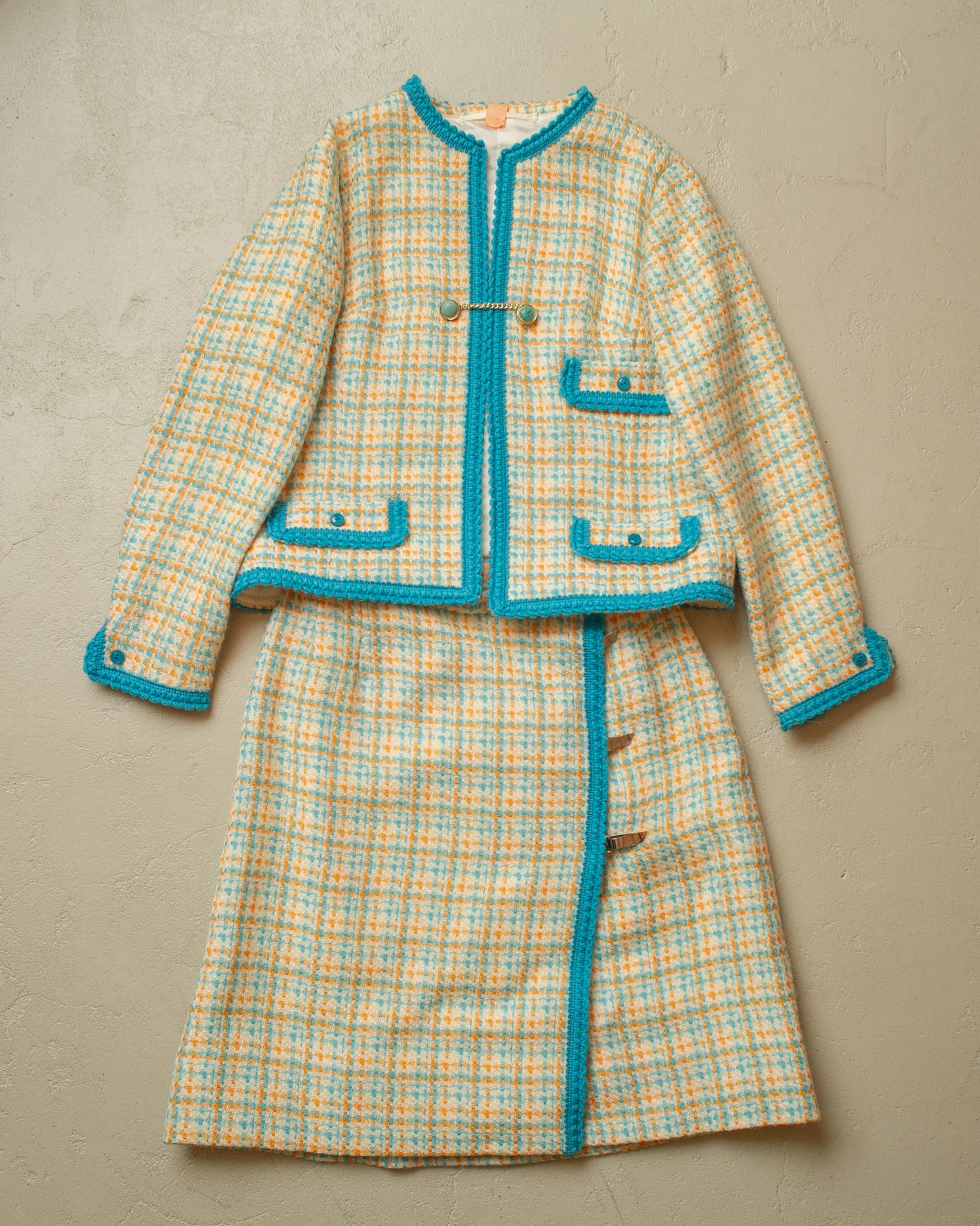1960s Womens Tailormade Chanel Style Set multi - S/M