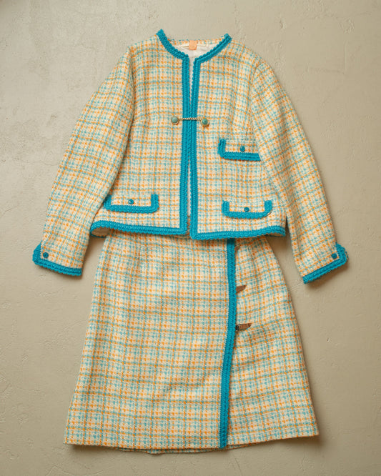 1960s Womens Tailormade Chanel Style Set multi - S/M