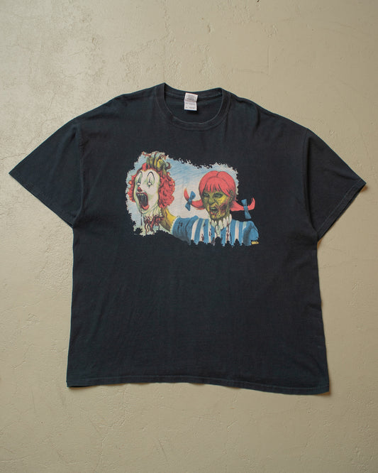 2000s "Wendy´s kills McD" T-shirt black - XXL/XXXL