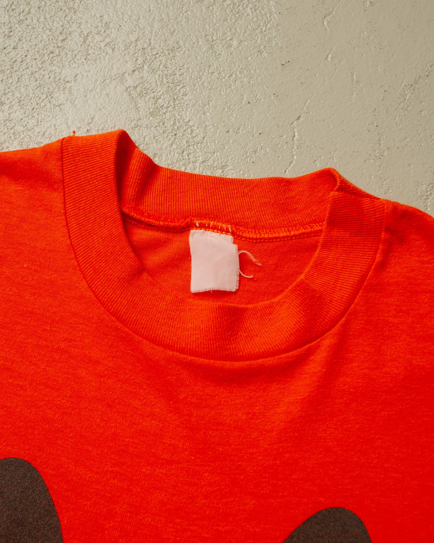 1980s Halloween Face T-shirt orange - L/XL