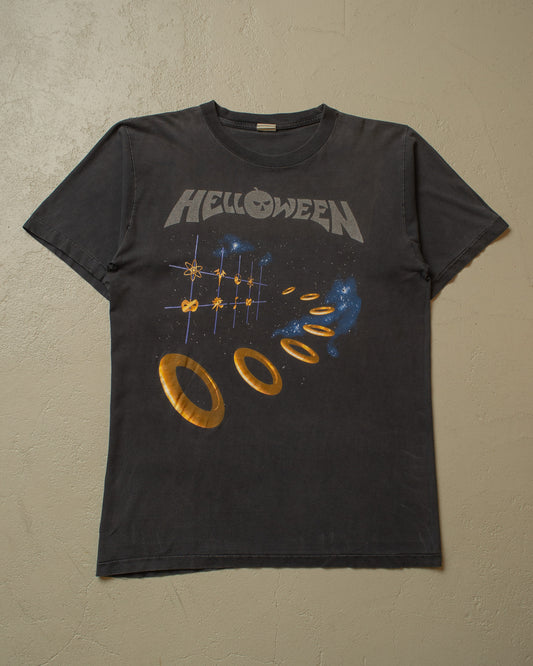 1994/95 distressed Helloween Tour T-shirt black - L/XL