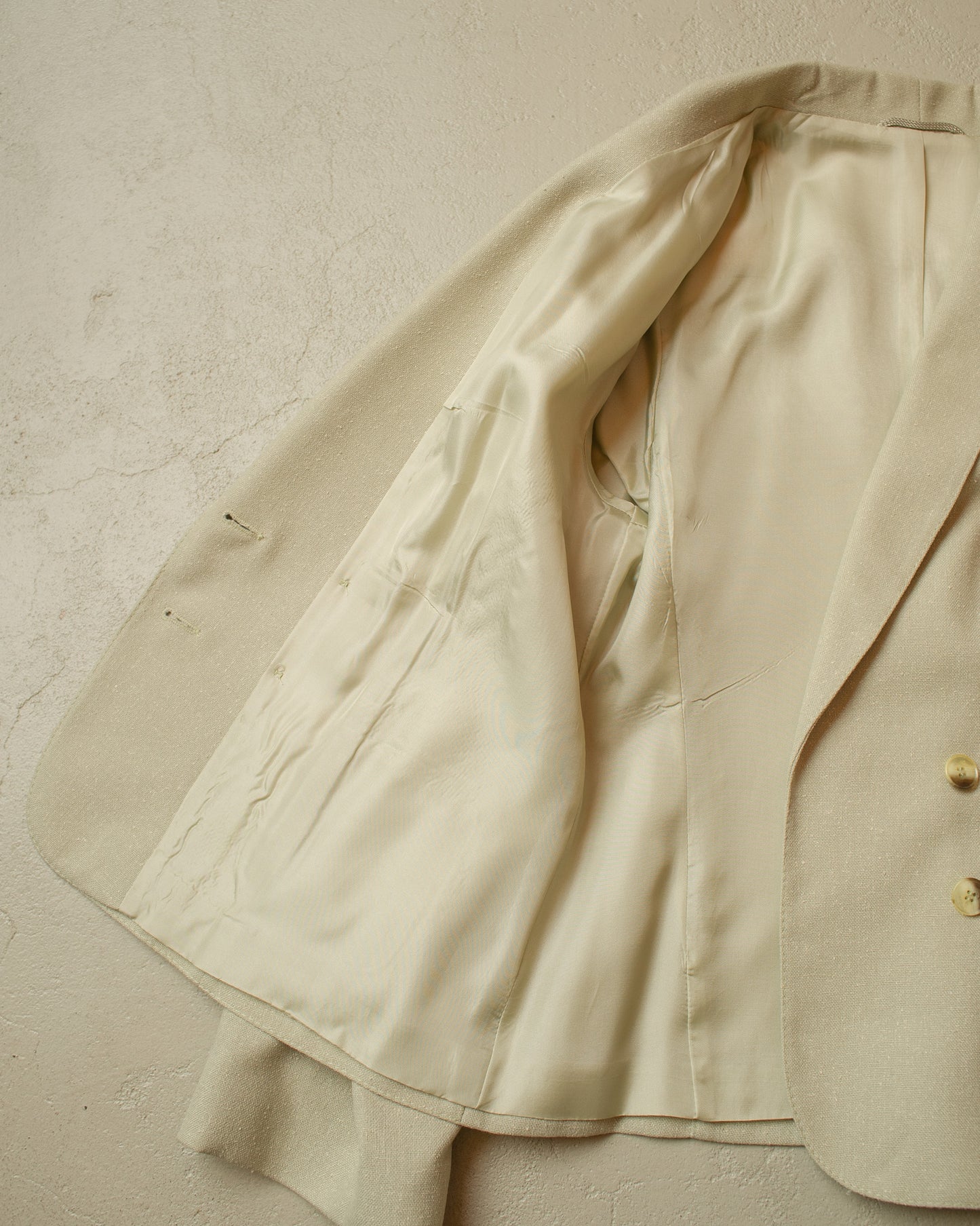 1980s Womens C&A Suit grey/beige - S/M