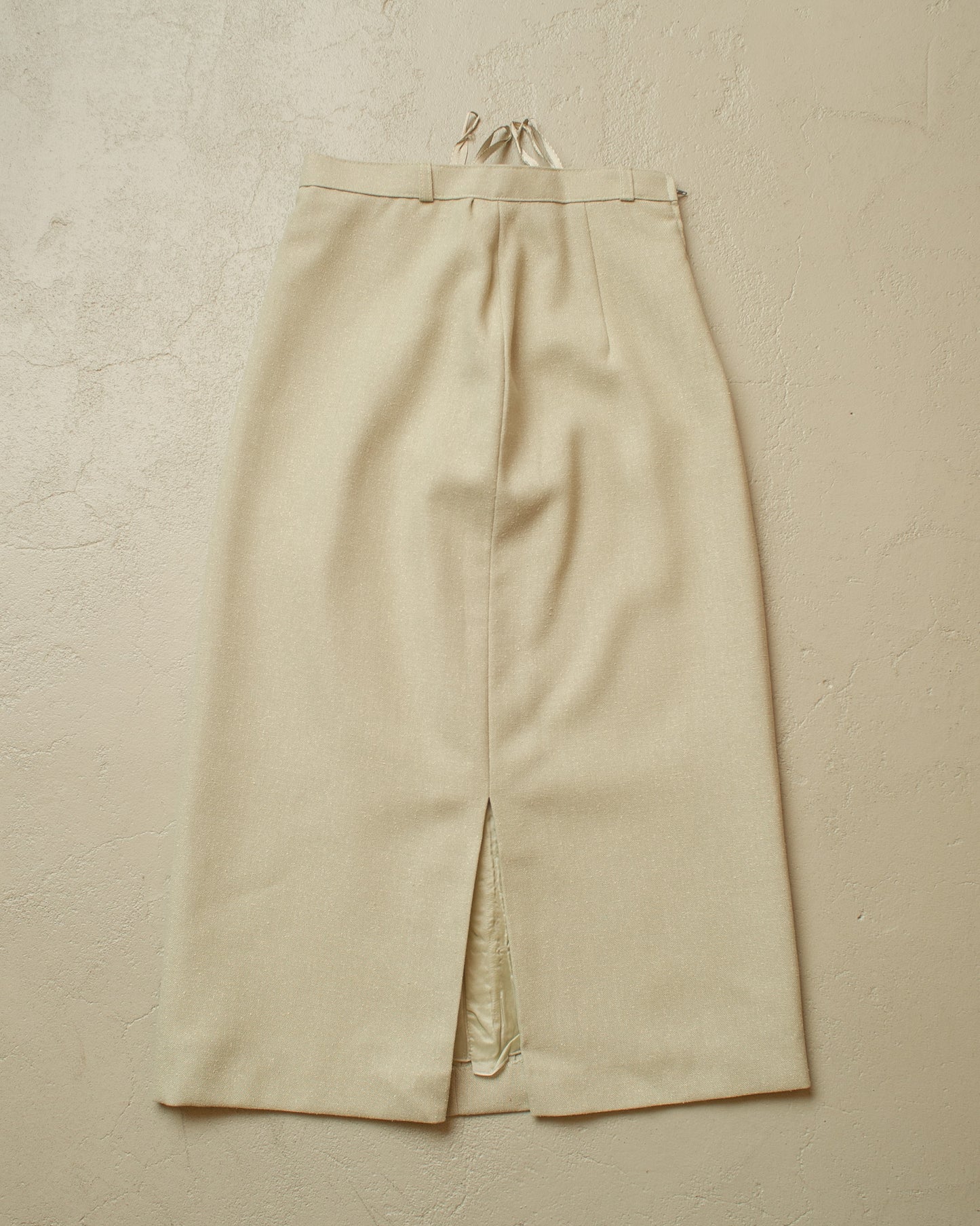 1980s Womens C&A Suit grey/beige - S/M