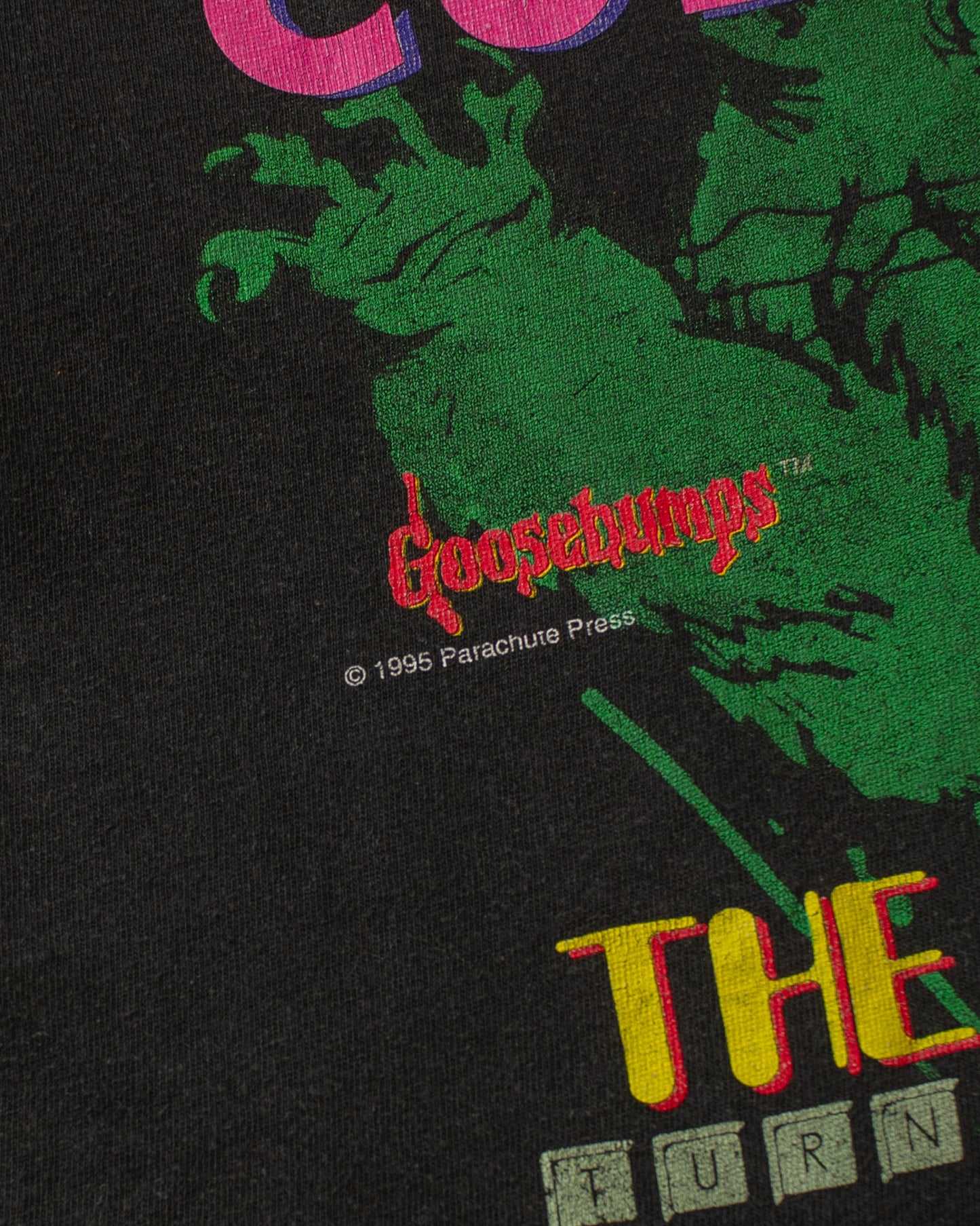 1995 Goosebumps "Cuddles" T-shirt black - S/M
