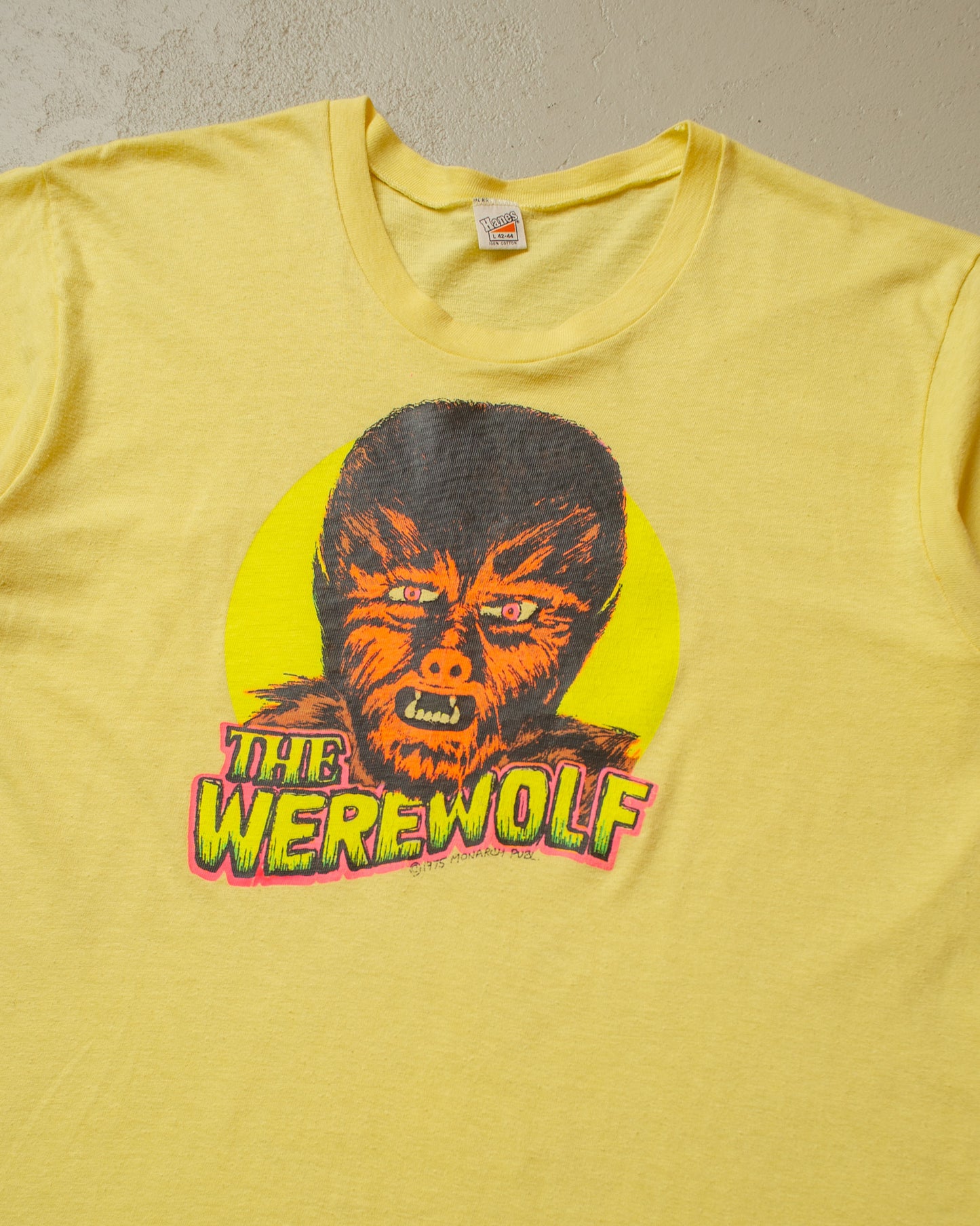1975 The Werewolf T-shirt yellow - L